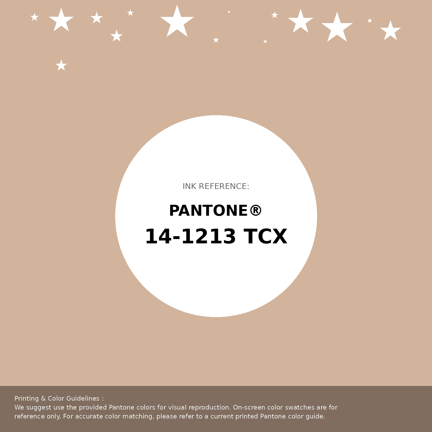 Beautiful Pantone swatch artwork featuring Pantone 14-1213 Tcx Toasted Almond Color | Hex color Code #d2b49c. Professional color swatch design perfect for designers and color enthusiasts. #pantone #colorswatch #designresource #d2b49c