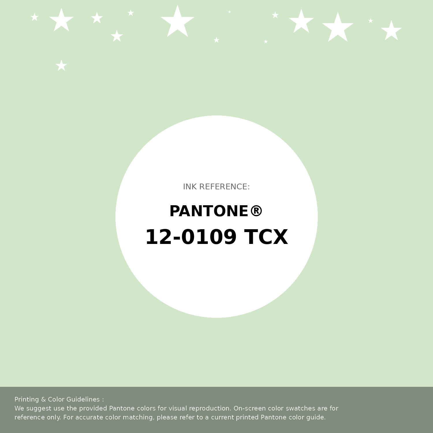 Beautiful Pantone swatch artwork featuring Pantone 12-0109 Tcx Ambrosia Color | Hex color Code #d2e7ca. Professional color swatch design perfect for designers and color enthusiasts. #pantone #colorswatch #designresource #d2e7ca