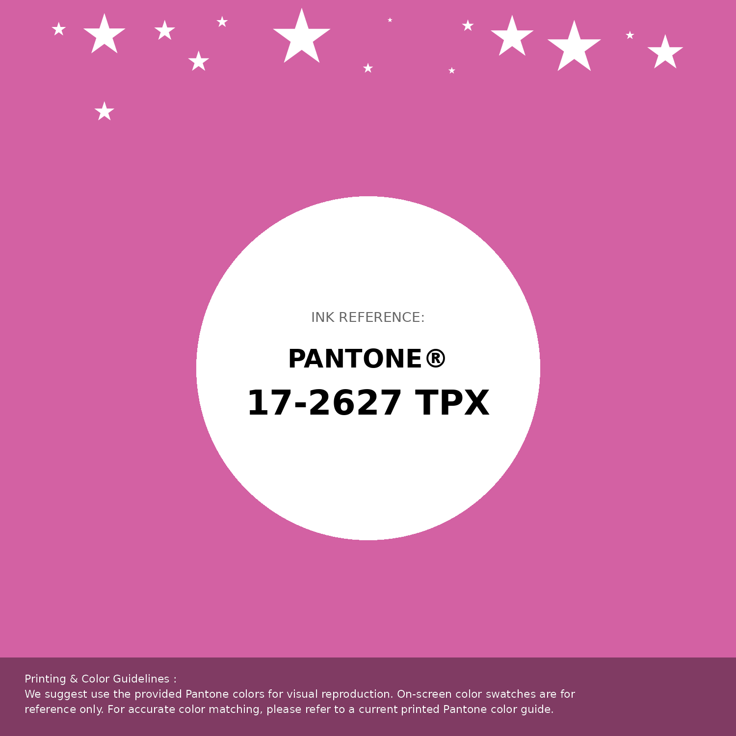 Beautiful Pantone swatch artwork featuring Pantone 17-2627 Tpx Phlox Pink Color | Hex color Code #d361a3. Professional color swatch design perfect for designers and color enthusiasts. #pantone #colorswatch #designresource #d361a3