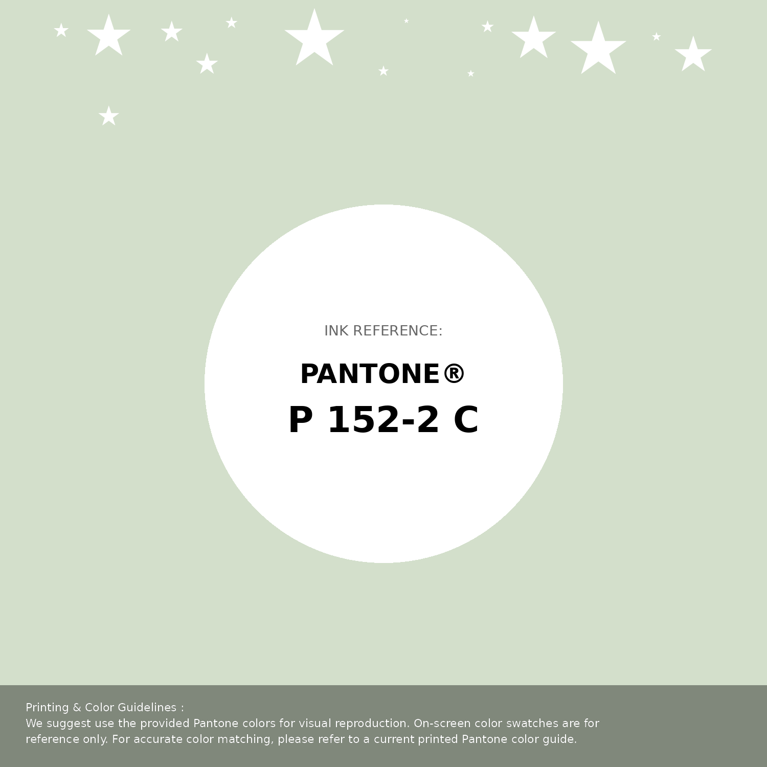 Beautiful Pantone swatch artwork featuring Pantone P 152-2 C Color | Hex color Code #d3dfcb. Professional color swatch design perfect for designers and color enthusiasts. #pantone #colorswatch #designresource #d3dfcb