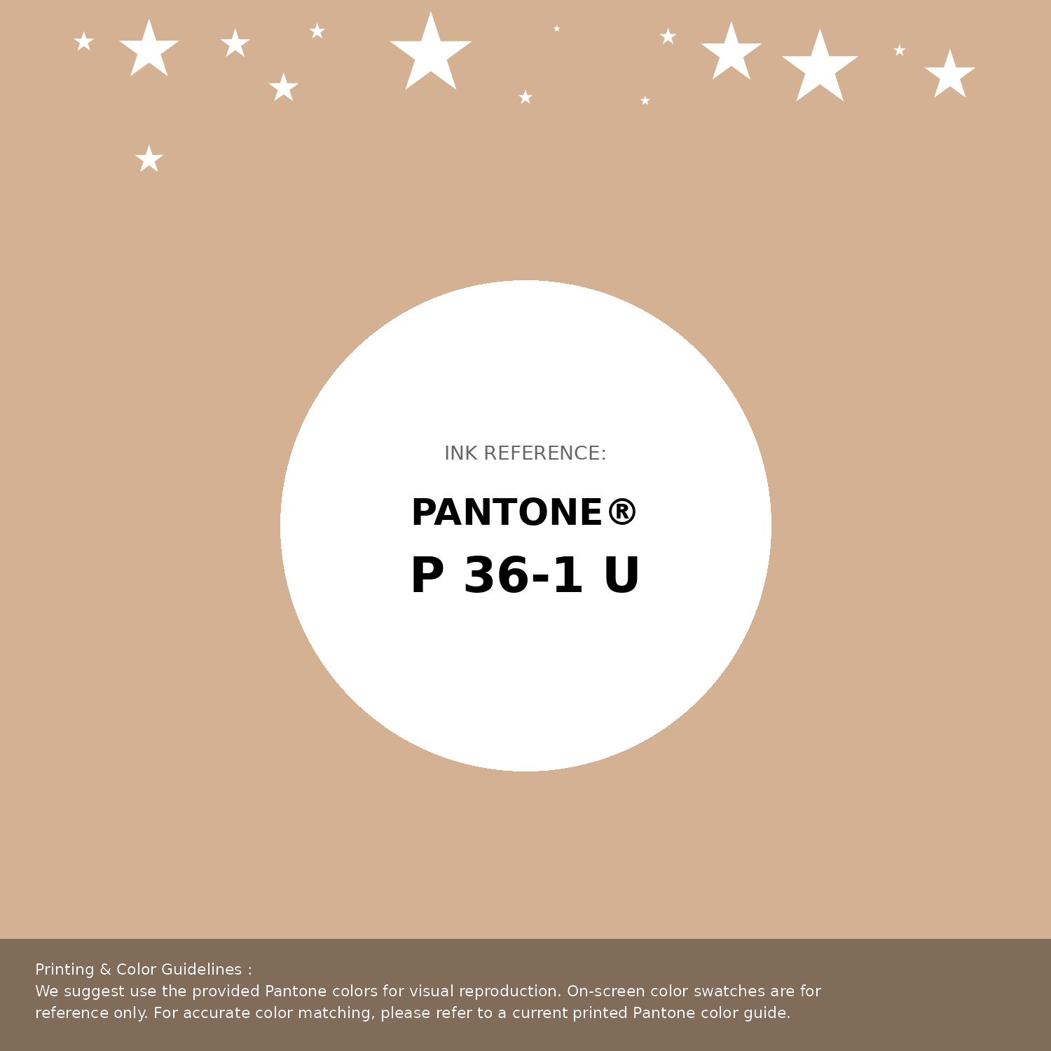 Beautiful Pantone swatch artwork featuring Pantone P 36-1 U Color | Hex color Code #d4b193. Professional color swatch design perfect for designers and color enthusiasts. #pantone #colorswatch #designresource #d4b193