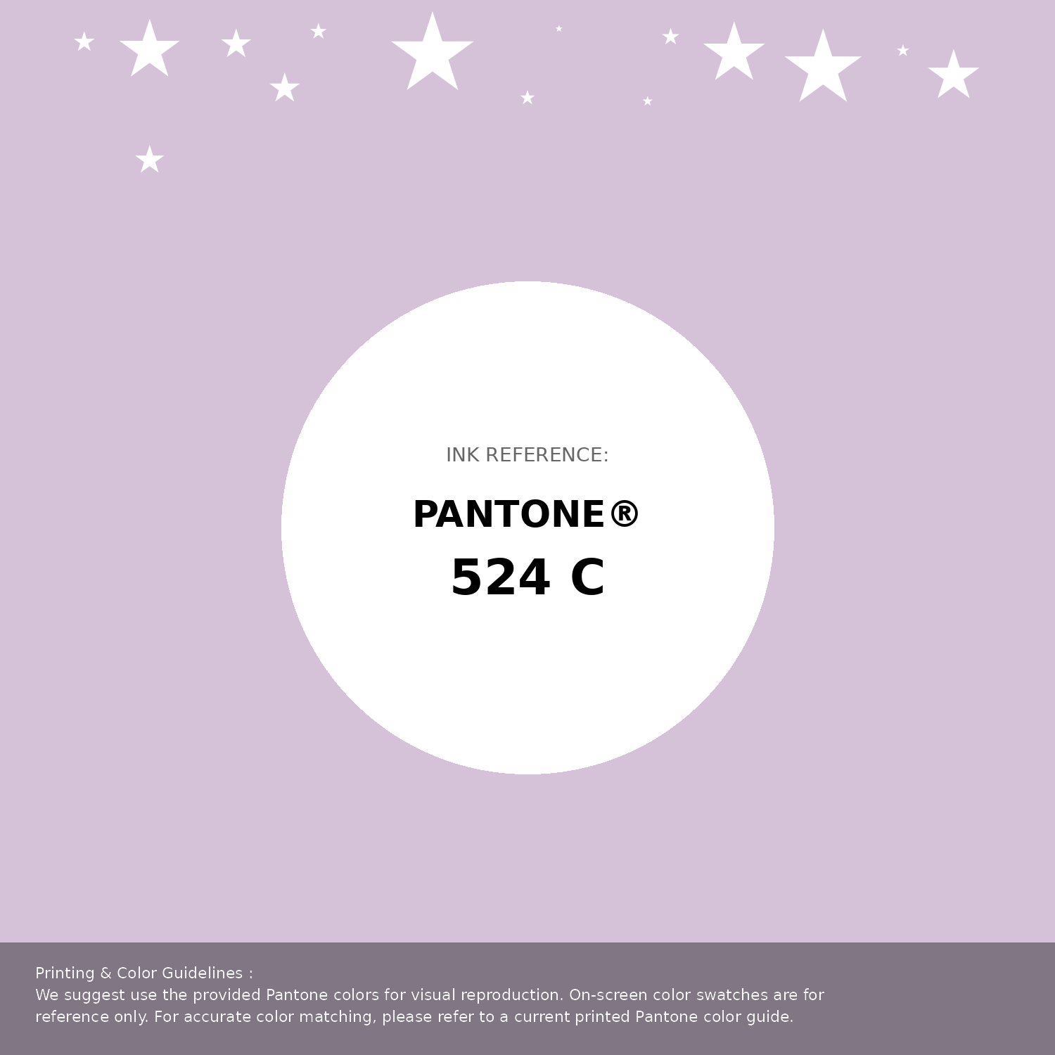 Beautiful Pantone swatch artwork featuring Pantone 524 C Color | Hex color Code #d5c2d8. Professional color swatch design perfect for designers and color enthusiasts. #pantone #colorswatch #designresource #d5c2d8