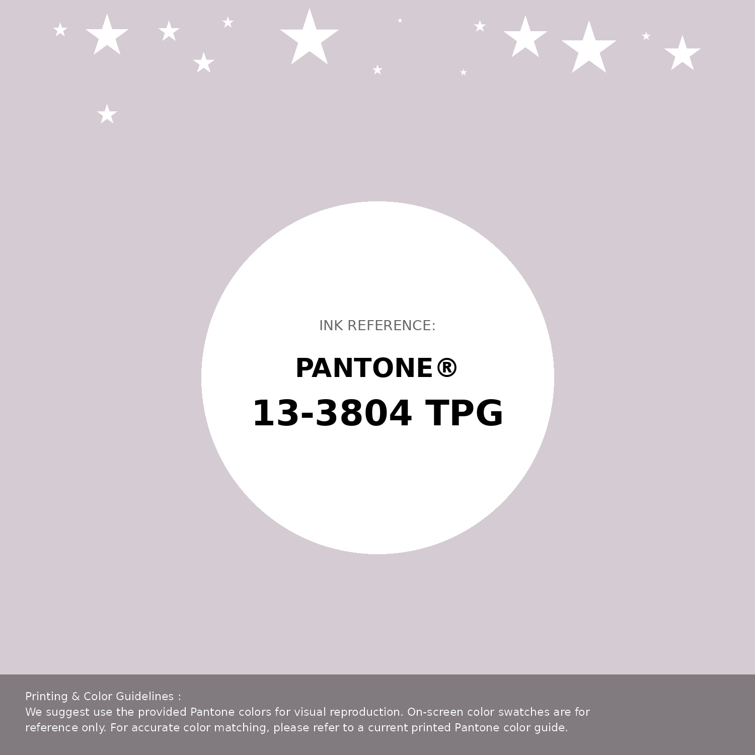 Beautiful Pantone swatch artwork featuring Pantone 13-3804 Tpg Gray Lilac Color | Hex color Code #d5cbd2. Professional color swatch design perfect for designers and color enthusiasts. #pantone #colorswatch #designresource #d5cbd2