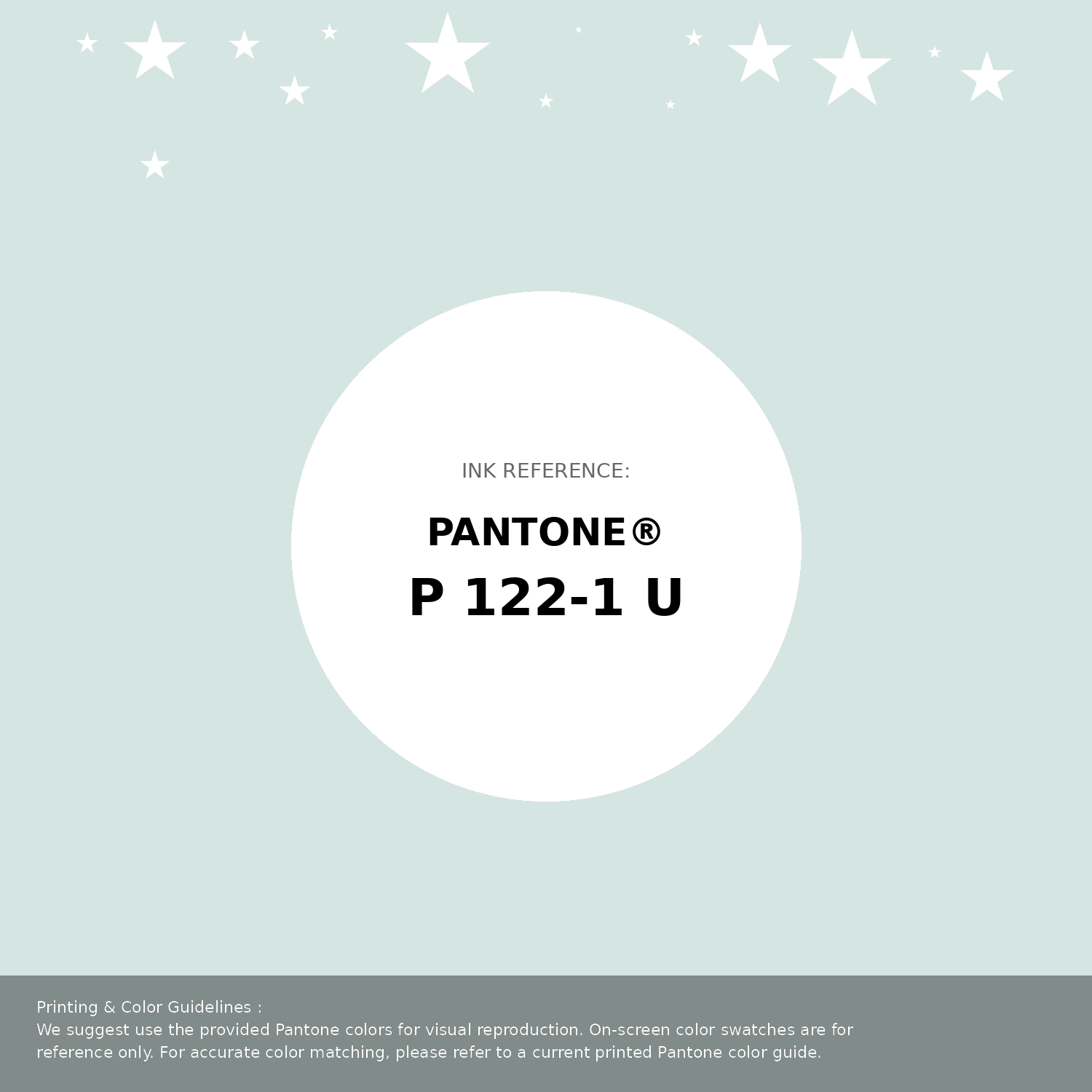Beautiful Pantone swatch artwork featuring Pantone P 122-1 U Color | Hex color Code #d5e5e2. Professional color swatch design perfect for designers and color enthusiasts. #pantone #colorswatch #designresource #d5e5e2