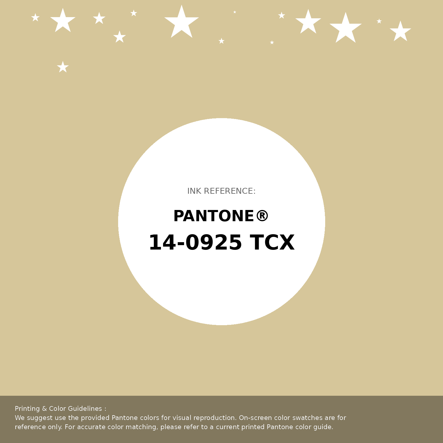 Beautiful Pantone swatch artwork featuring Pantone 14-0925 Tcx Parsnip Color | Hex color Code #d6c69a. Professional color swatch design perfect for designers and color enthusiasts. #pantone #colorswatch #designresource #d6c69a