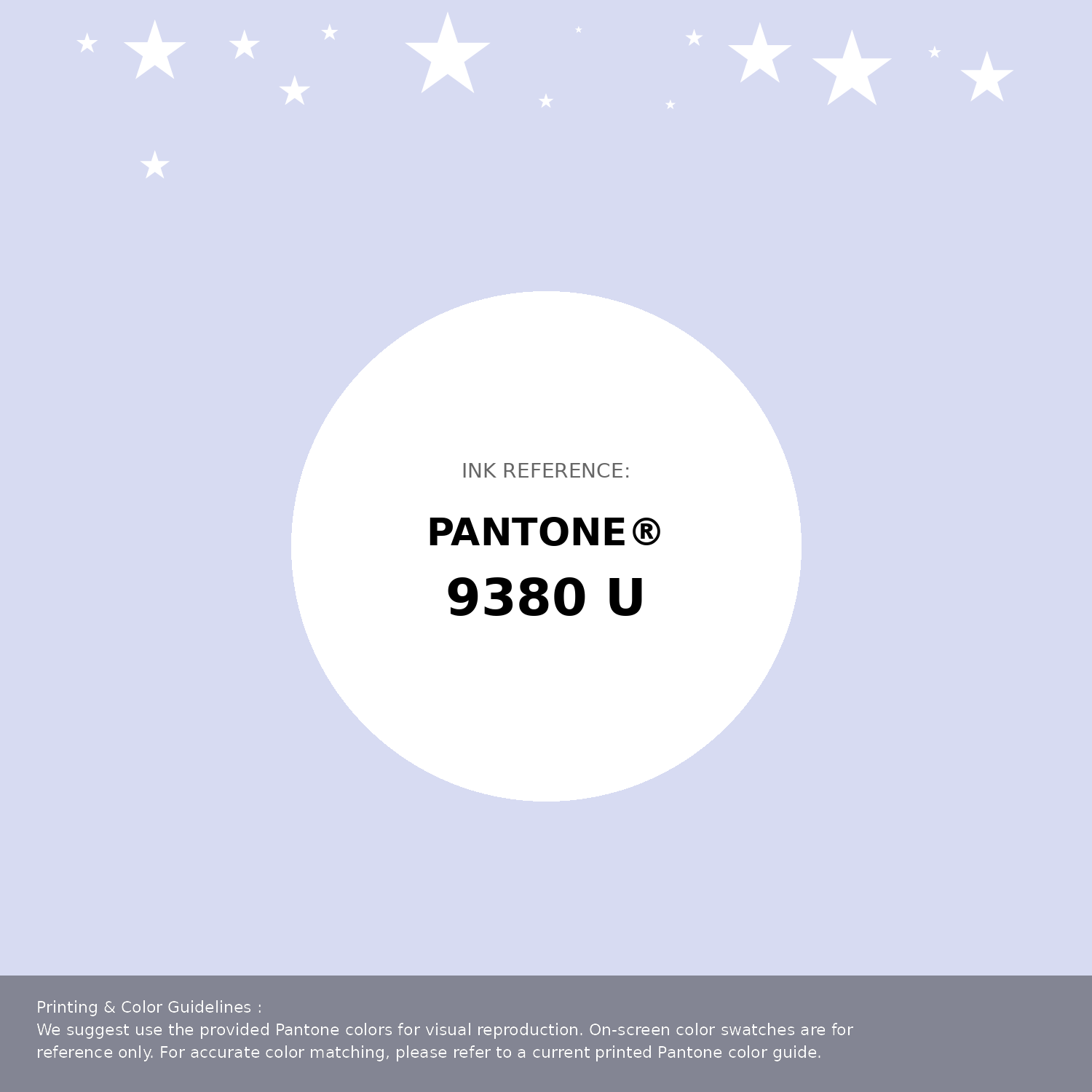Beautiful Pantone swatch artwork featuring Pantone 9380 U Color | Hex color Code #d7dbf2. Professional color swatch design perfect for designers and color enthusiasts. #pantone #colorswatch #designresource #d7dbf2