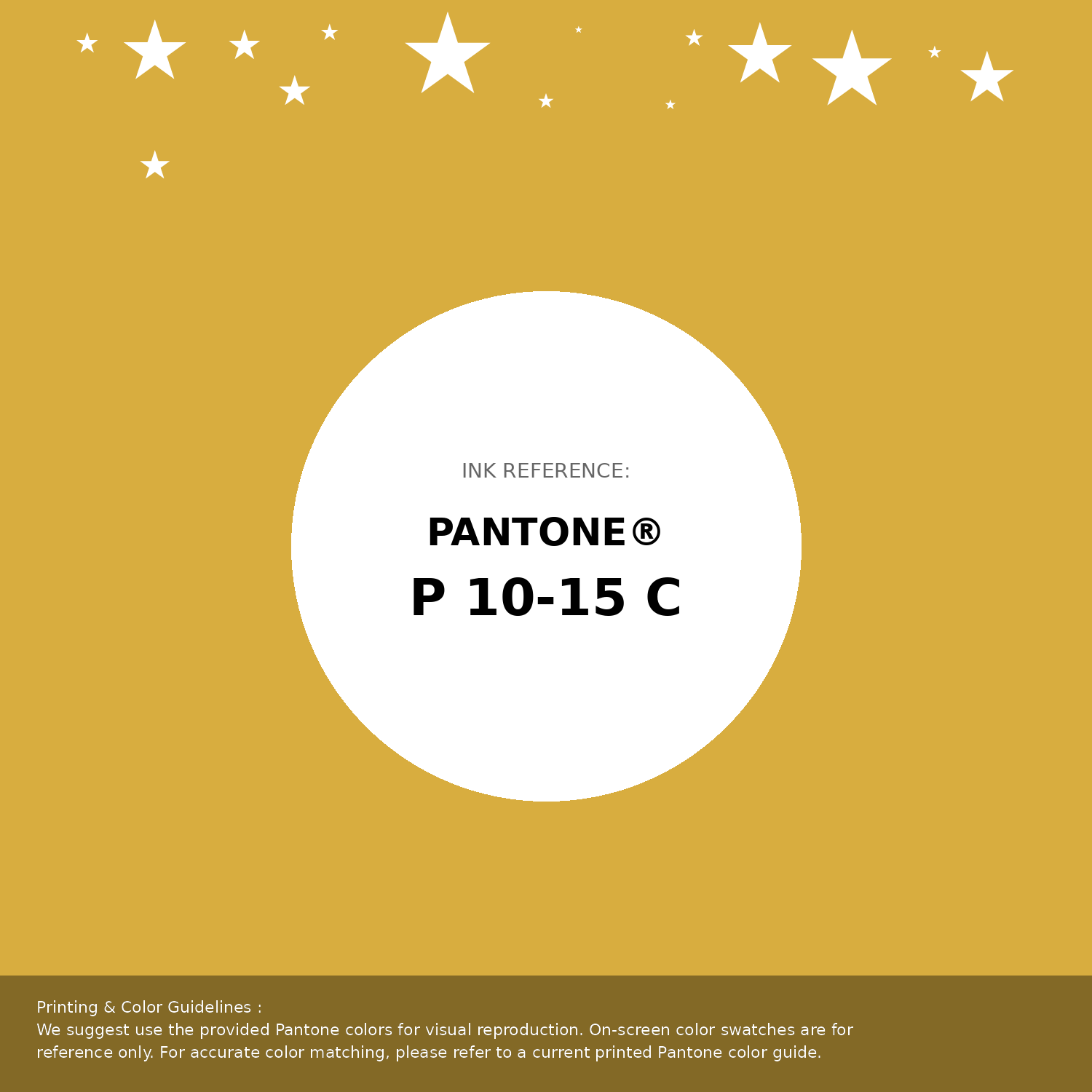 Beautiful Pantone swatch artwork featuring Pantone P 10-15 C Color | Hex color Code #d8ad3f. Professional color swatch design perfect for designers and color enthusiasts. #pantone #colorswatch #designresource #d8ad3f