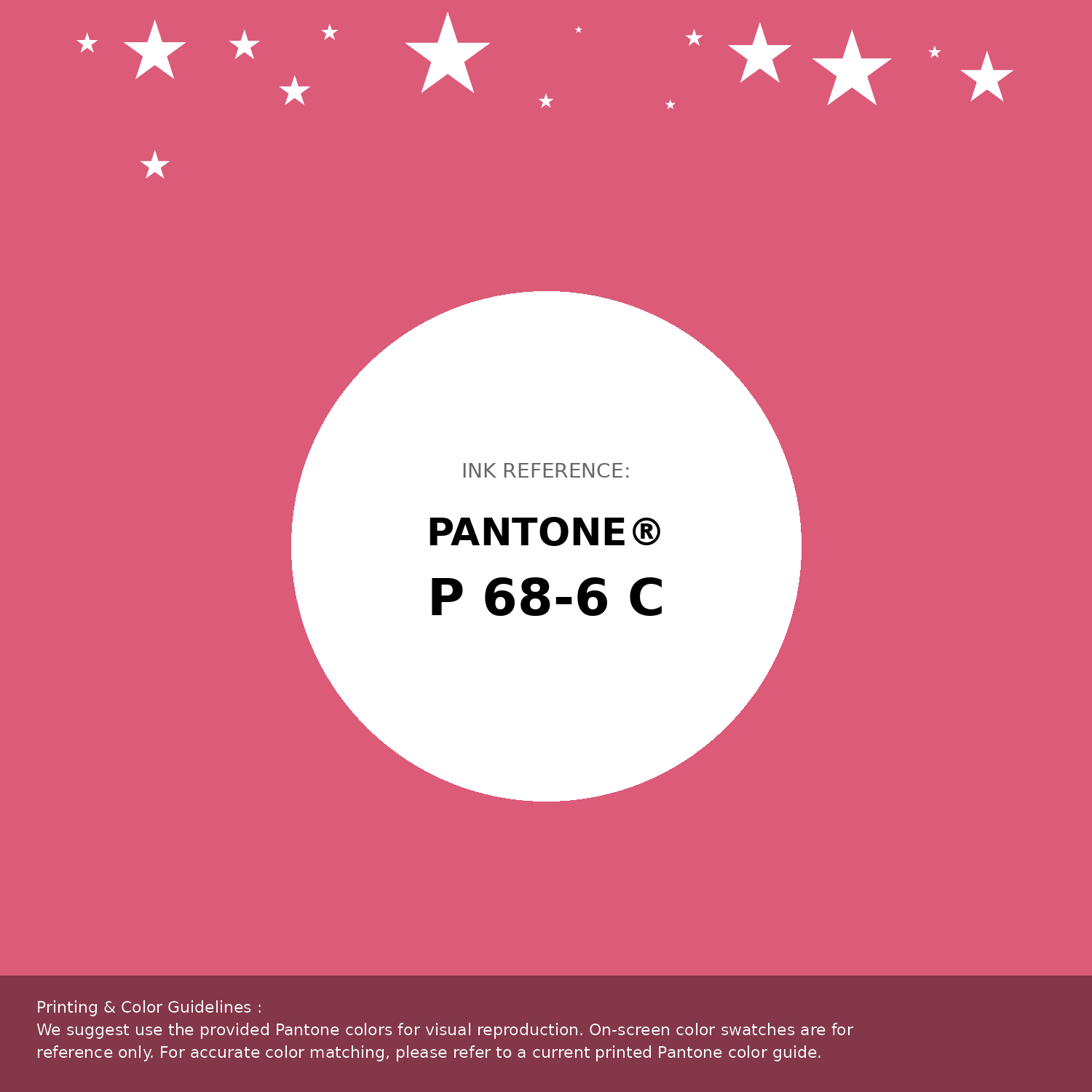 Beautiful Pantone swatch artwork featuring Pantone P 68-6 C Color | Hex color Code #db5b79. Professional color swatch design perfect for designers and color enthusiasts. #pantone #colorswatch #designresource #db5b79
