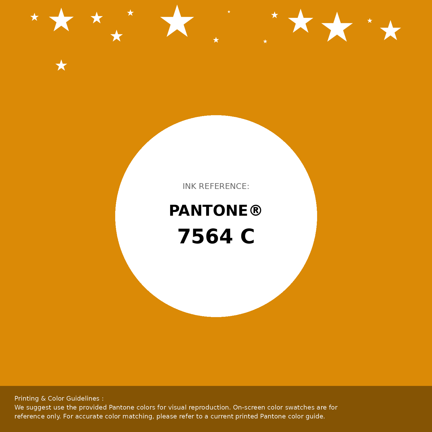 Beautiful Pantone swatch artwork featuring Pantone 7564 C Color | Hex color Code #db8a06. Professional color swatch design perfect for designers and color enthusiasts. #pantone #colorswatch #designresource #db8a06