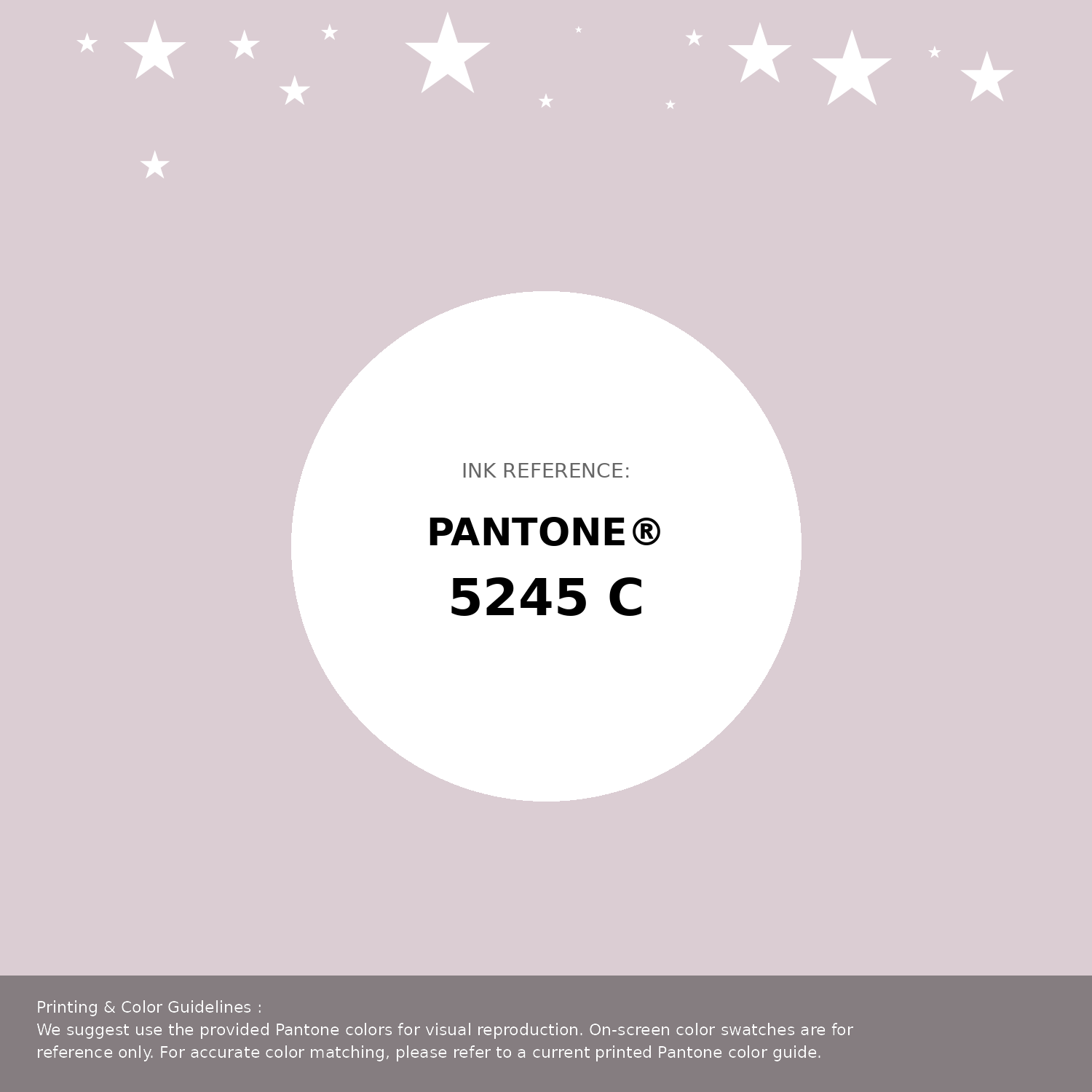 Beautiful Pantone swatch artwork featuring Pantone 5245 C Color | Hex color Code #dbcdd3. Professional color swatch design perfect for designers and color enthusiasts. #pantone #colorswatch #designresource #dbcdd3