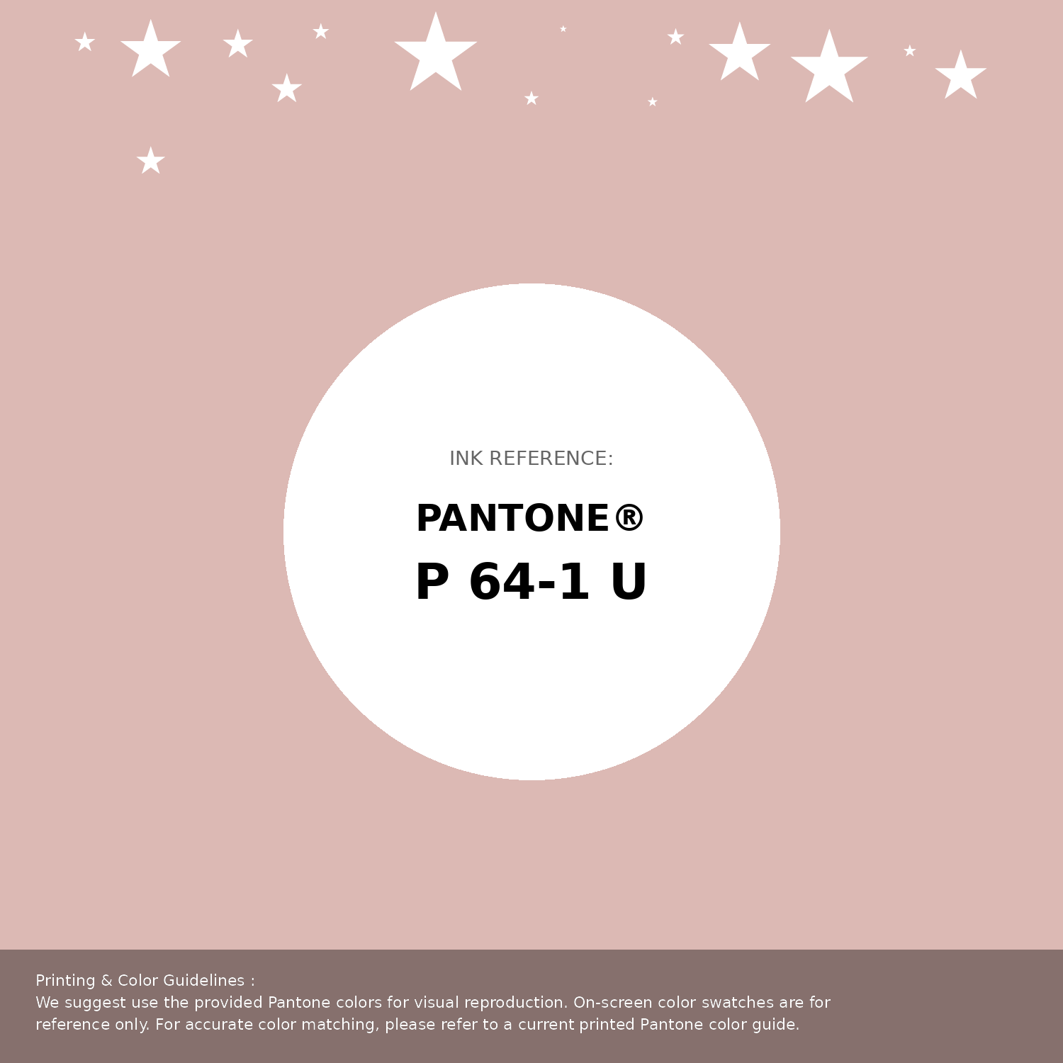 Beautiful Pantone swatch artwork featuring Pantone P 64-1 U Color | Hex color Code #dcb9b4. Professional color swatch design perfect for designers and color enthusiasts. #pantone #colorswatch #designresource #dcb9b4
