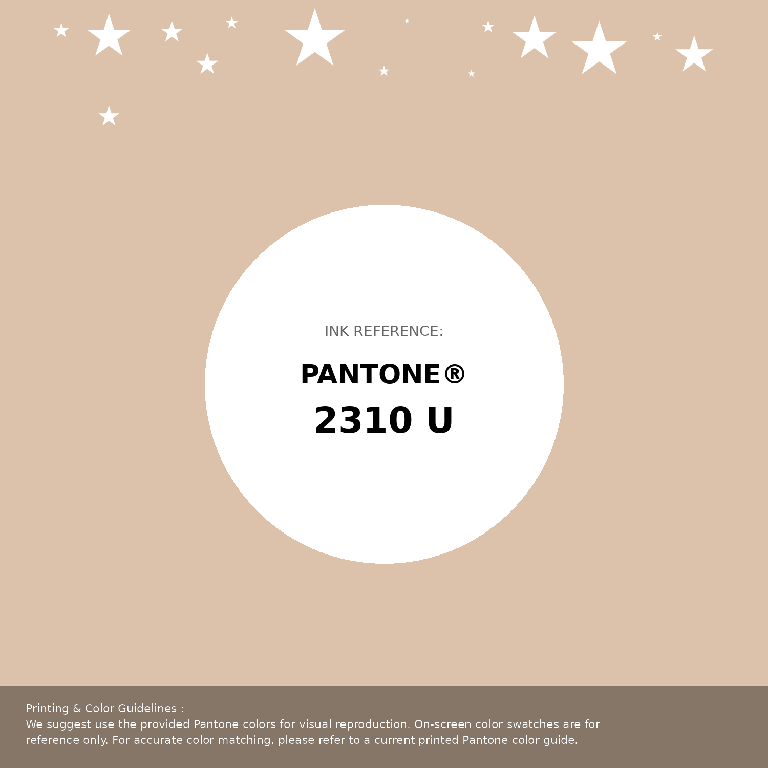 Beautiful Pantone swatch artwork featuring Pantone 2310 U Color | Hex color Code #dcc2aa. Professional color swatch design perfect for designers and color enthusiasts. #pantone #colorswatch #designresource #dcc2aa