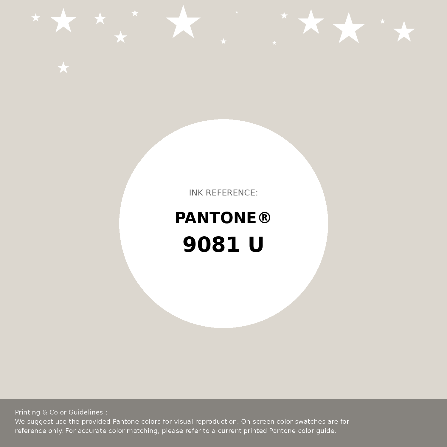 Beautiful Pantone swatch artwork featuring Pantone 9081 U Color | Hex color Code #dcd7cf. Professional color swatch design perfect for designers and color enthusiasts. #pantone #colorswatch #designresource #dcd7cf
