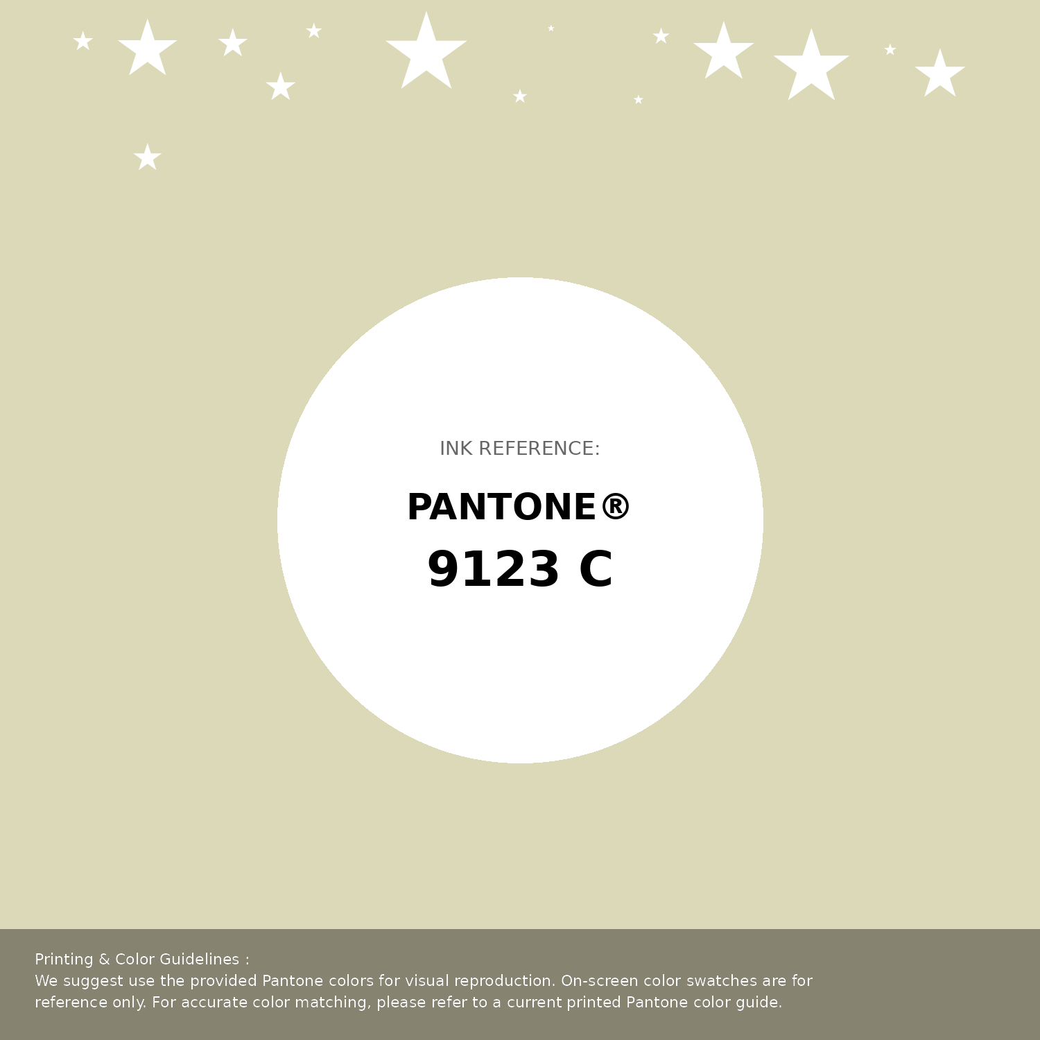 Beautiful Pantone swatch artwork featuring Pantone 9123 C Color | Hex color Code #dcd9b9. Professional color swatch design perfect for designers and color enthusiasts. #pantone #colorswatch #designresource #dcd9b9