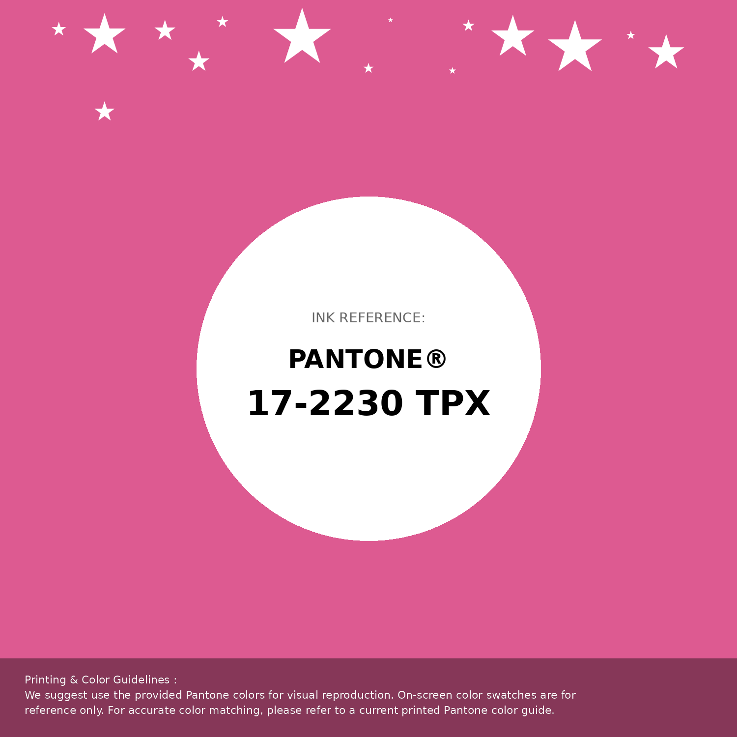 Beautiful Pantone swatch artwork featuring Pantone 17-2230 Tpx Carmine Rose Color | Hex color Code #dd5a91. Professional color swatch design perfect for designers and color enthusiasts. #pantone #colorswatch #designresource #dd5a91