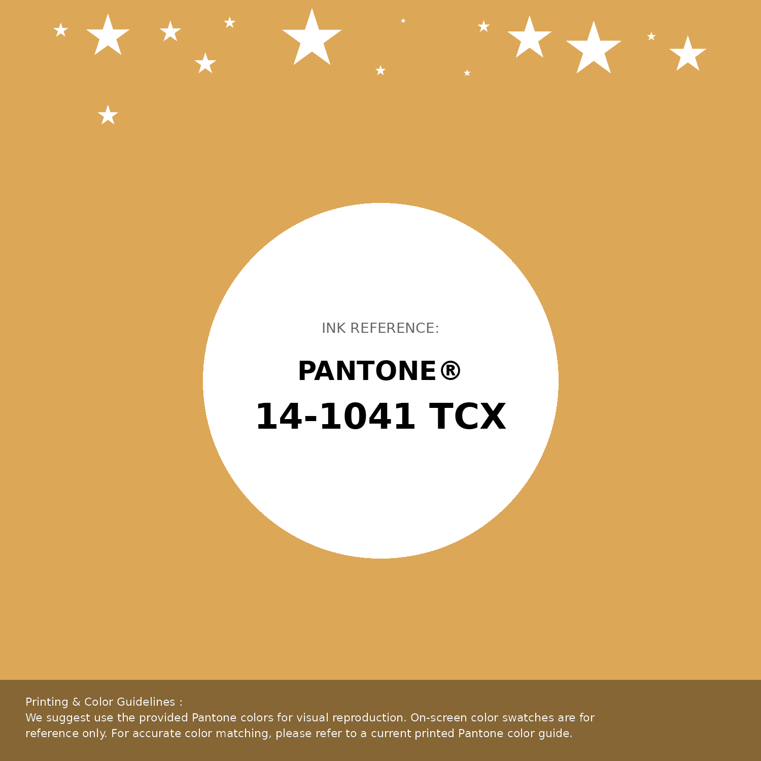 Beautiful Pantone swatch artwork featuring Pantone 14-1041 Tcx Golden Apricot Color | Hex color Code #dda758. Professional color swatch design perfect for designers and color enthusiasts. #pantone #colorswatch #designresource #dda758