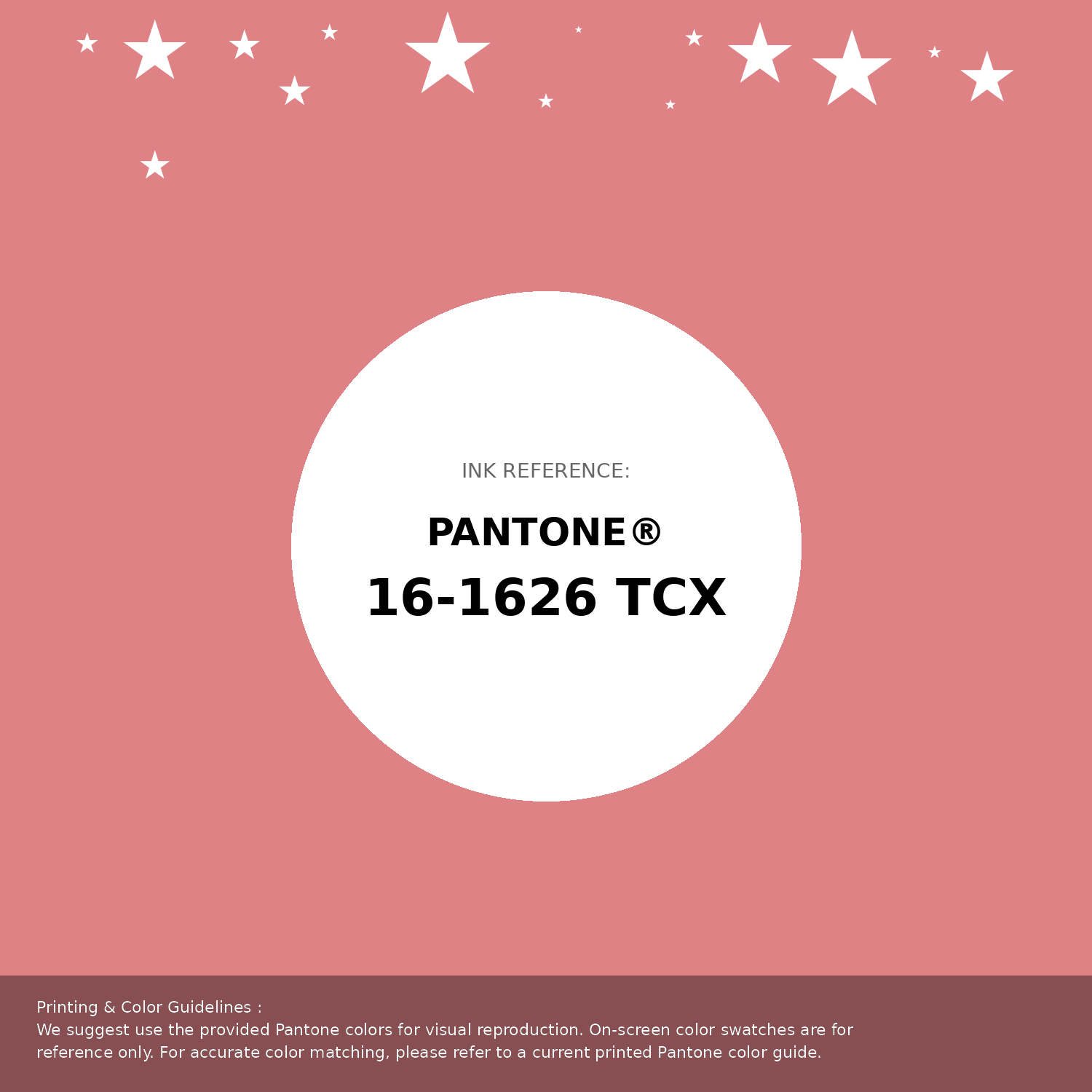 Beautiful Pantone swatch artwork featuring Pantone 16-1626 Tcx Peach Blossom Color | Hex color Code #de8286. Professional color swatch design perfect for designers and color enthusiasts. #pantone #colorswatch #designresource #de8286