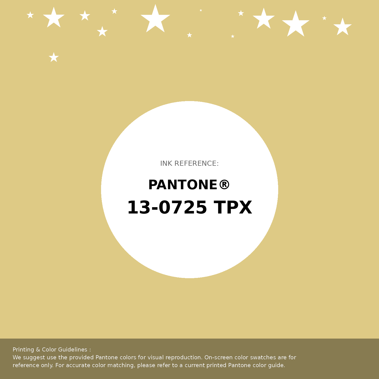 Beautiful Pantone swatch artwork featuring Pantone 13-0725 Tpx Raffia Color | Hex color Code #deca85. Professional color swatch design perfect for designers and color enthusiasts. #pantone #colorswatch #designresource #deca85