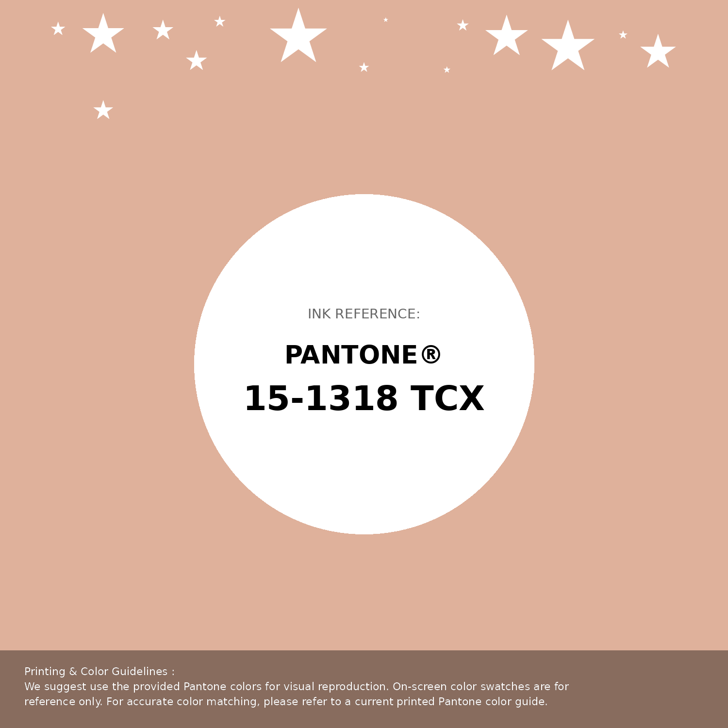 Beautiful Pantone swatch artwork featuring Pantone 15-1318 Tcx Pink Sand Color | Hex color Code #dfb19b. Professional color swatch design perfect for designers and color enthusiasts. #pantone #colorswatch #designresource #dfb19b