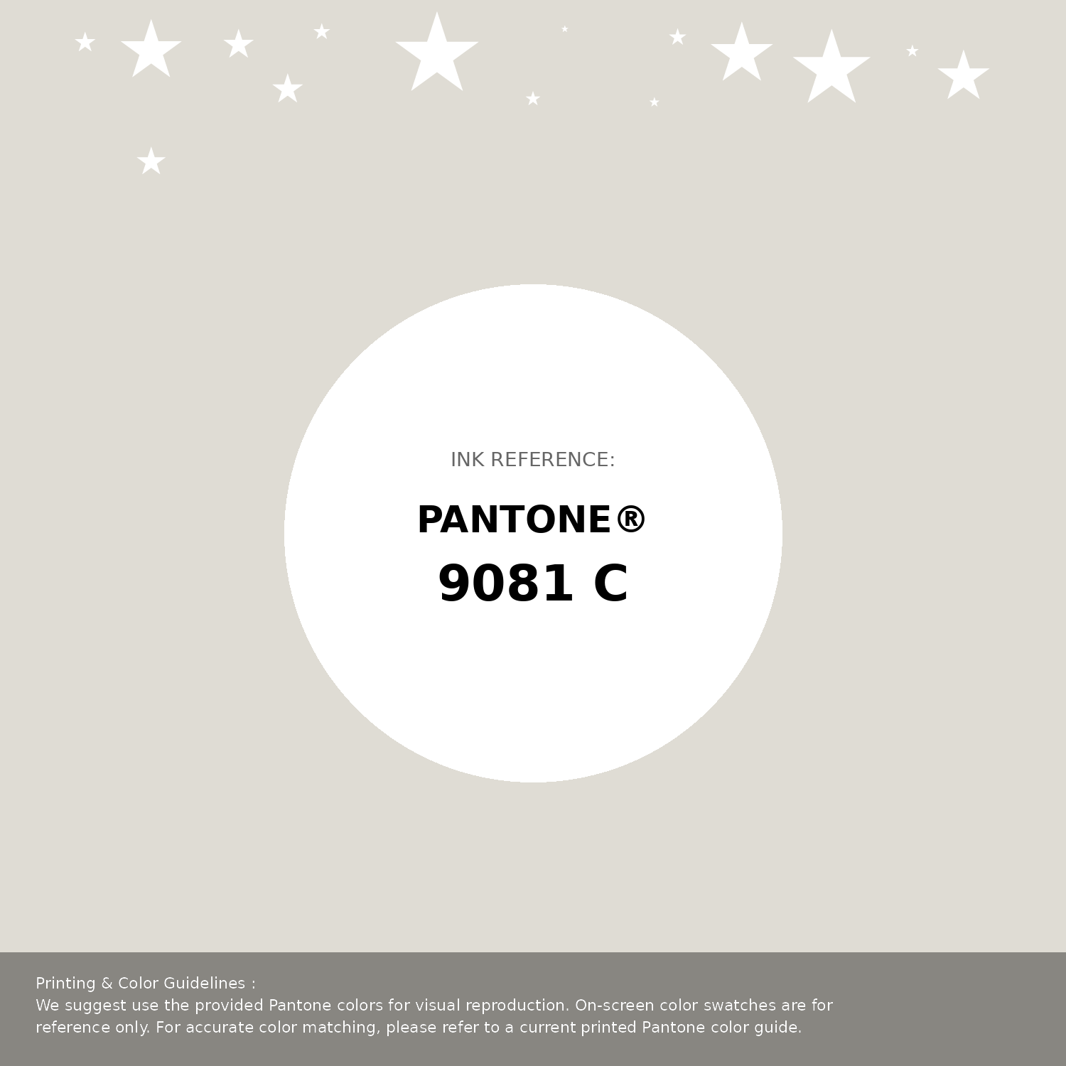 Beautiful Pantone swatch artwork featuring Pantone 9081 C Color | Hex color Code #dfdcd4. Professional color swatch design perfect for designers and color enthusiasts. #pantone #colorswatch #designresource #dfdcd4