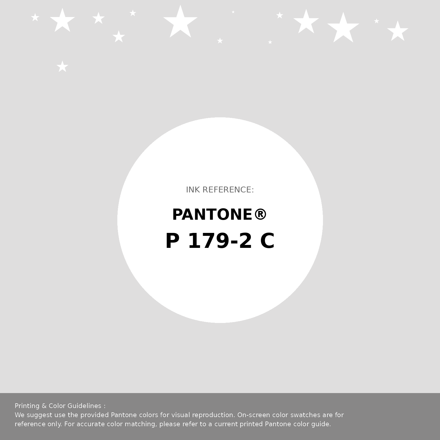 Beautiful Pantone swatch artwork featuring Pantone P 179-2 C Color | Hex color Code #dfdede. Professional color swatch design perfect for designers and color enthusiasts. #pantone #colorswatch #designresource #dfdede