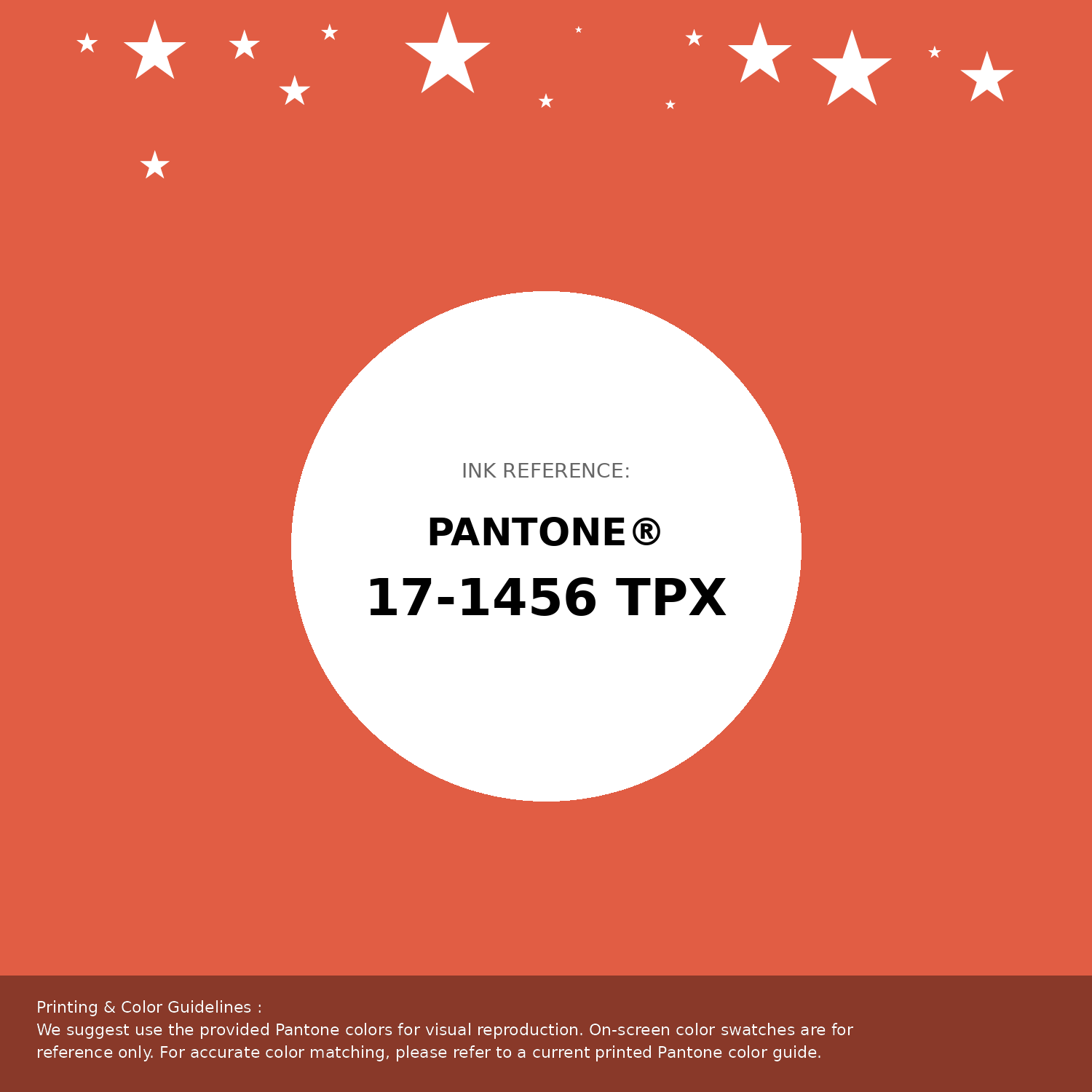 Hex Color #e15d44 | Printing Match PANTONE 17-1456 TPX | Color