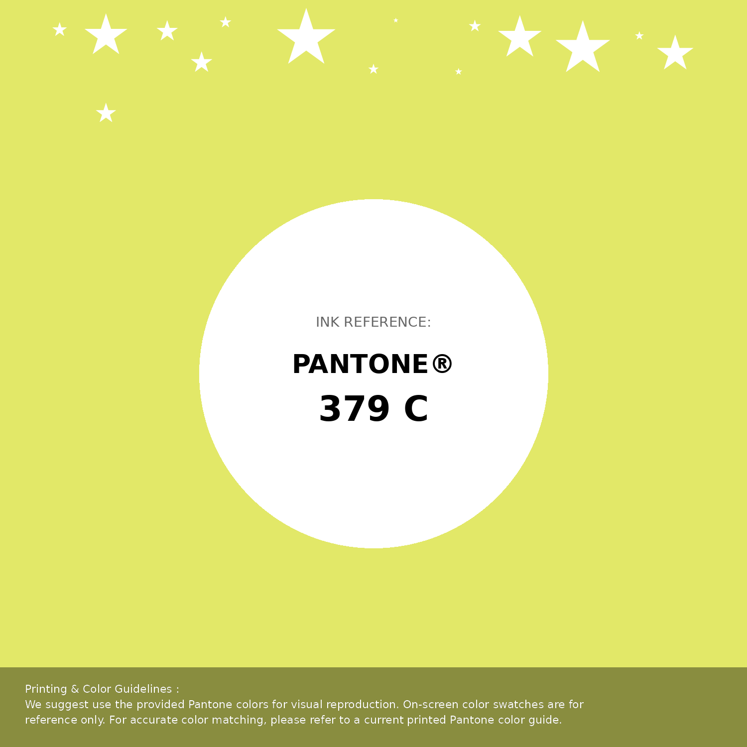 Beautiful Pantone swatch artwork featuring Pantone 379 C Color | Hex color Code #e2e868. Professional color swatch design perfect for designers and color enthusiasts. #pantone #colorswatch #designresource #e2e868