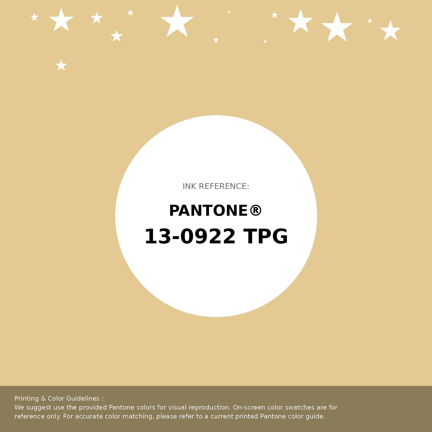Beautiful Pantone swatch artwork featuring Pantone 13-0922 Tpg Straw Color | Hex color Code #e3ca92. Professional color swatch design perfect for designers and color enthusiasts. #pantone #colorswatch #designresource #e3ca92
