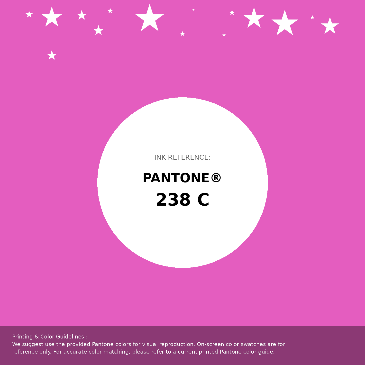 Beautiful Pantone swatch artwork featuring Pantone 238 C Color | Hex color Code #e45dbf. Professional color swatch design perfect for designers and color enthusiasts. #pantone #colorswatch #designresource #e45dbf