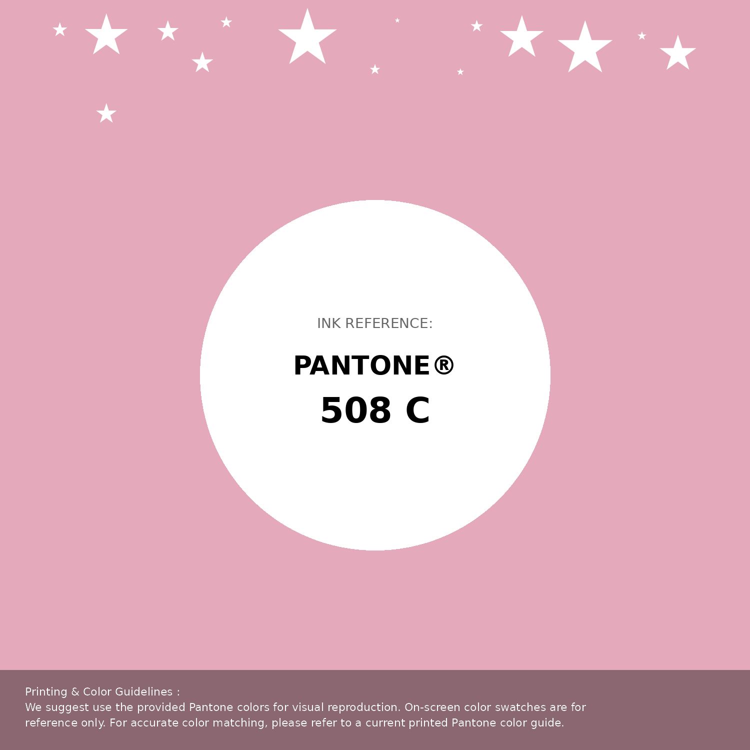 Beautiful Pantone swatch artwork featuring Pantone 508 C Color | Hex color Code #e4a9bb. Professional color swatch design perfect for designers and color enthusiasts. #pantone #colorswatch #designresource #e4a9bb