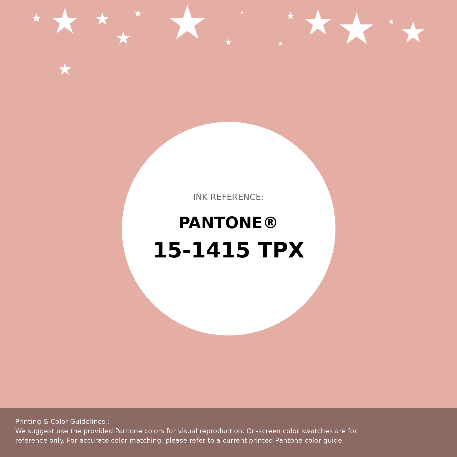 Hex Color #e4aea5 | Printing Match PANTONE 15-1415 TPX | Color