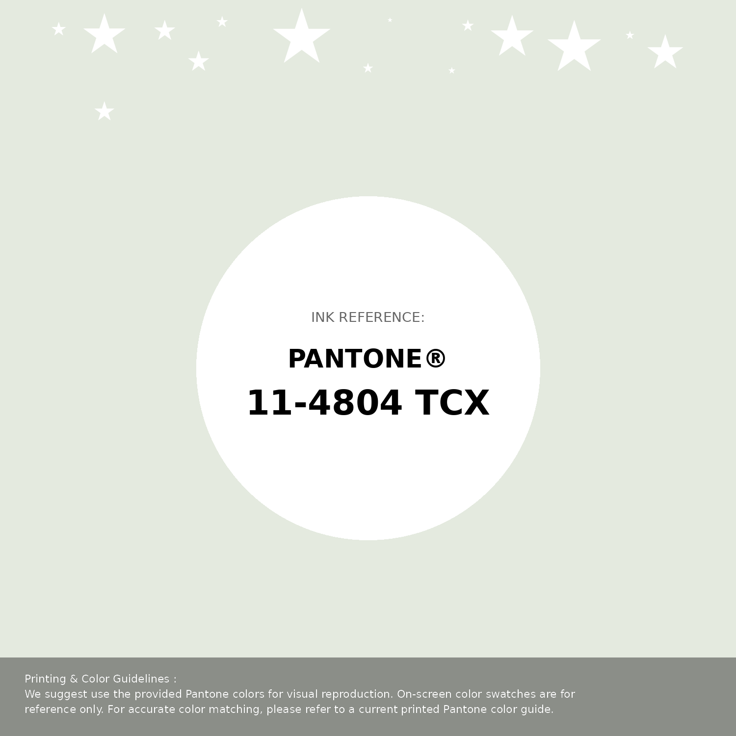 Beautiful Pantone swatch artwork featuring Pantone 11-4804 Tcx Lightest Sky Color | Hex color Code #e4eadf. Professional color swatch design perfect for designers and color enthusiasts. #pantone #colorswatch #designresource #e4eadf