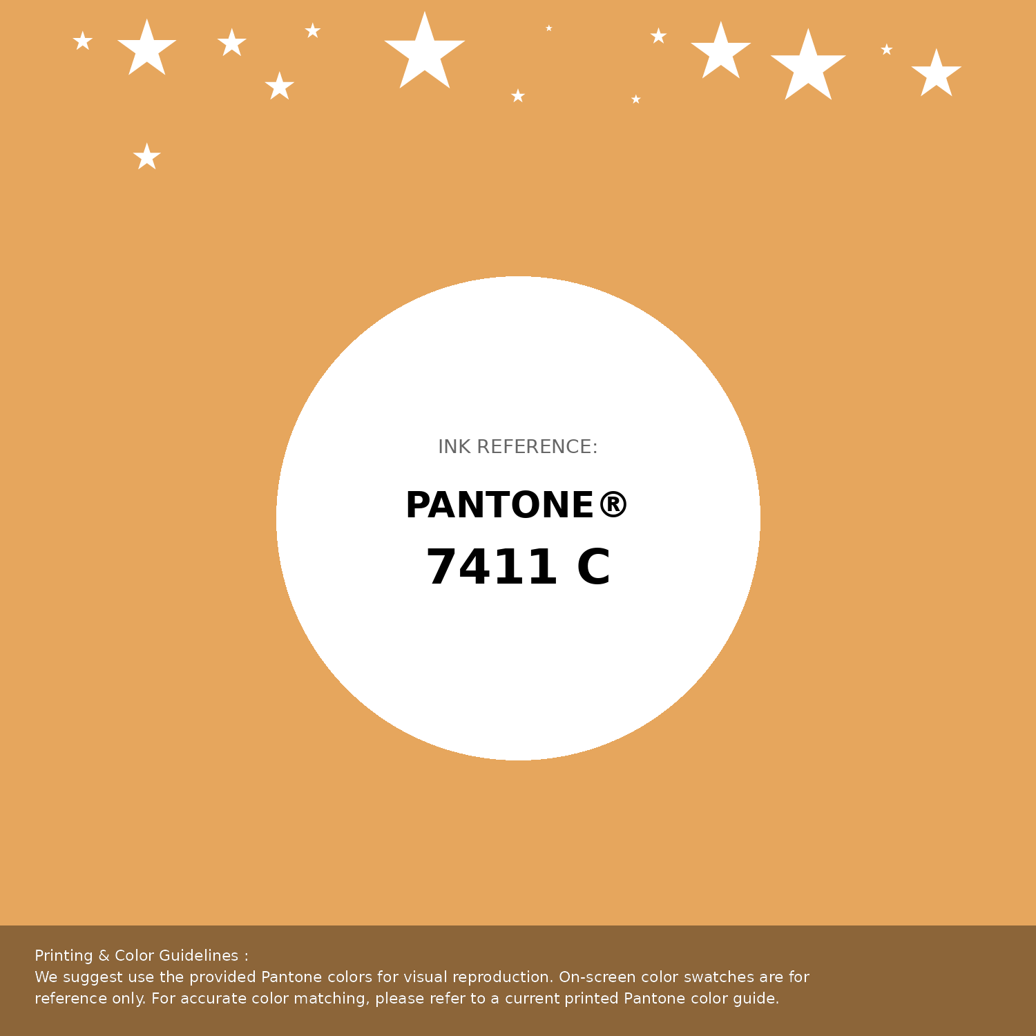 Hex Color #e6a65d | Printing Match PANTONE 7411 C | Color