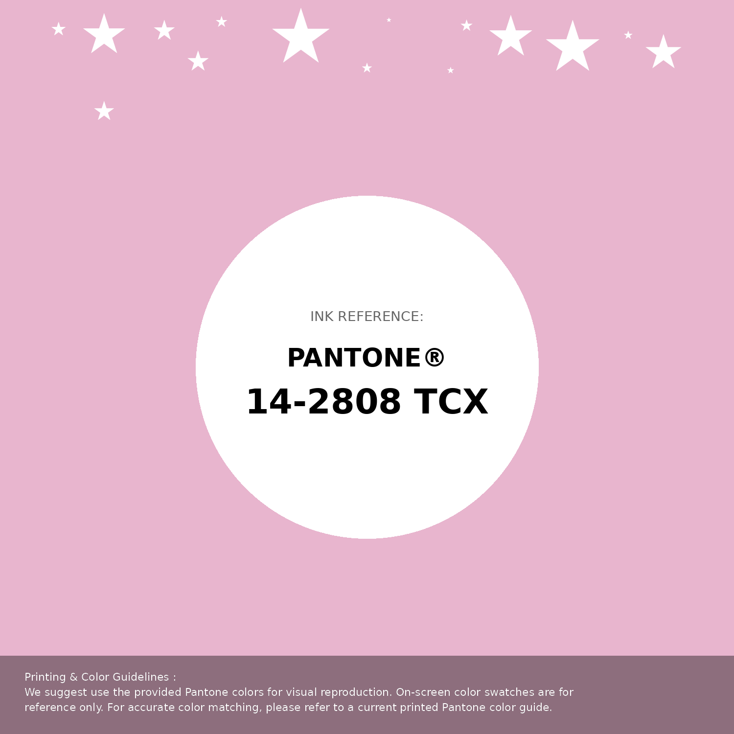 Hex Color #e8b5ce | Printing Match PANTONE 14-2808 TCX | Color