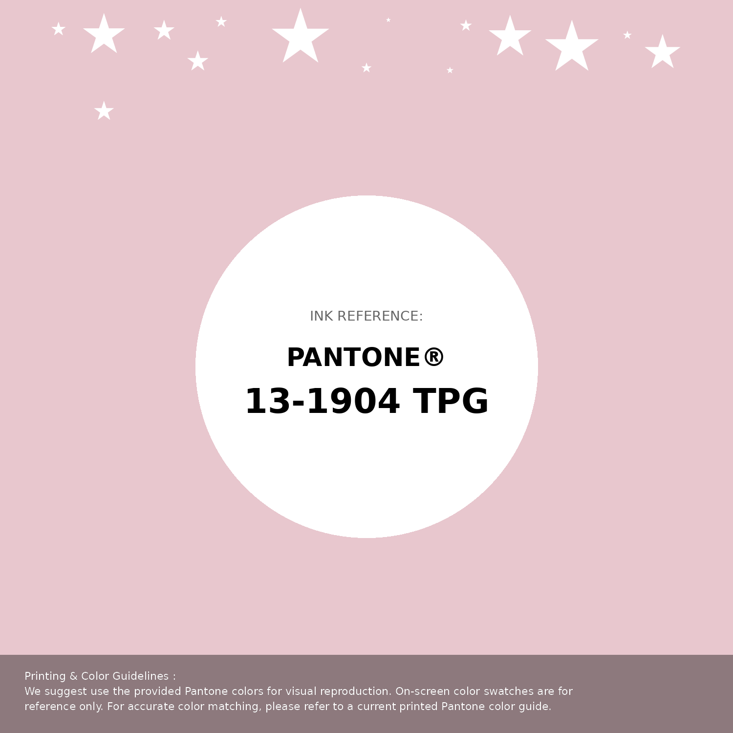 Hex Color #e8c7ce | Printing Match PANTONE 13-1904 TPG | Color