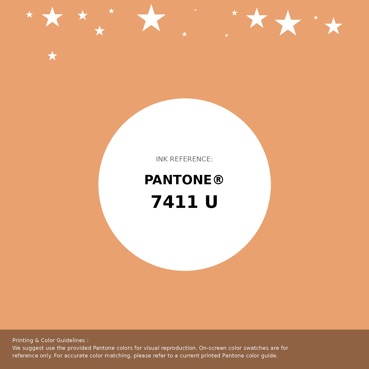 Hex Color #e9a16f | Printing Match PANTONE 7411 U | Color