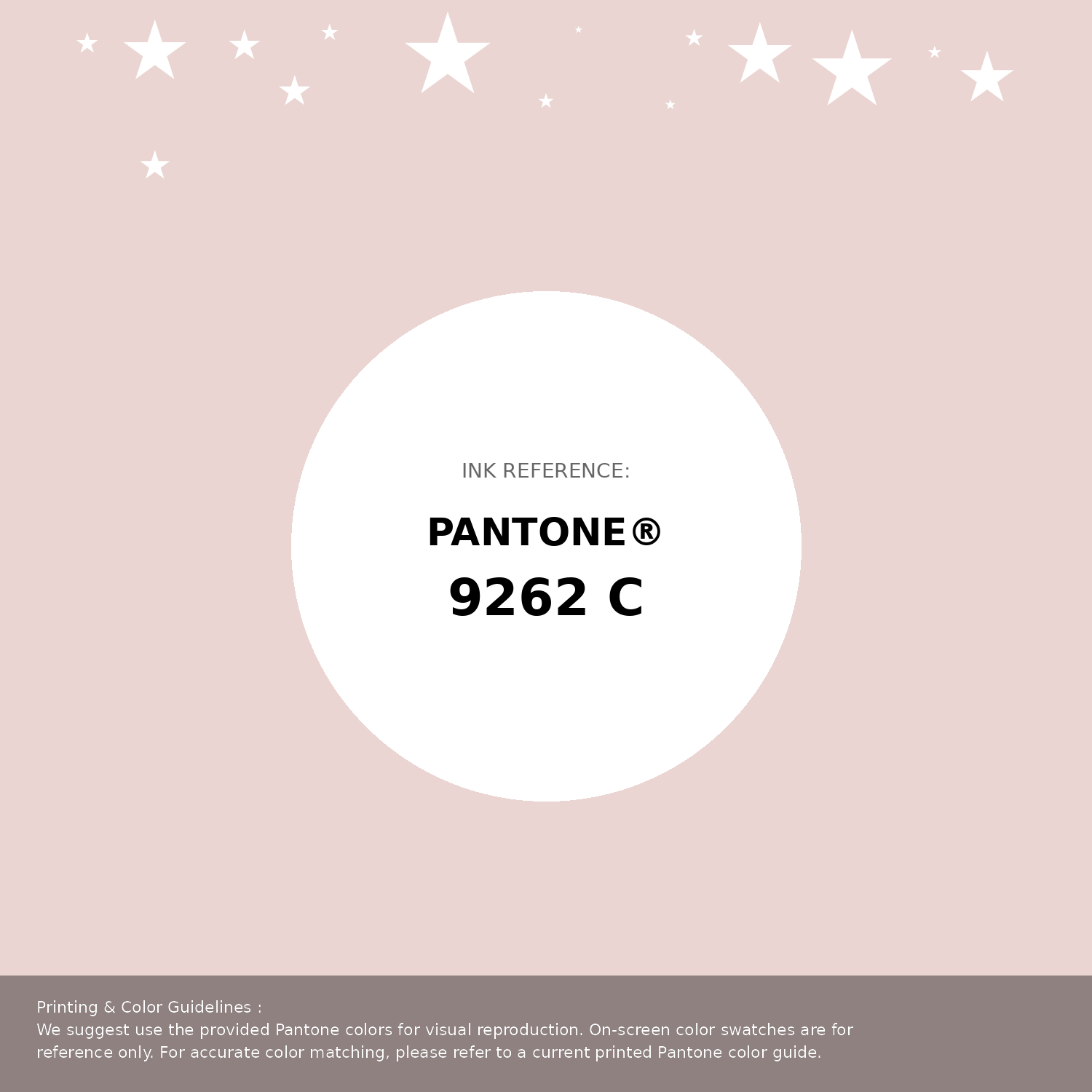 Beautiful Pantone swatch artwork featuring Pantone 9262 C Color | Hex color Code #ead5d2. Professional color swatch design perfect for designers and color enthusiasts. #pantone #colorswatch #designresource #ead5d2