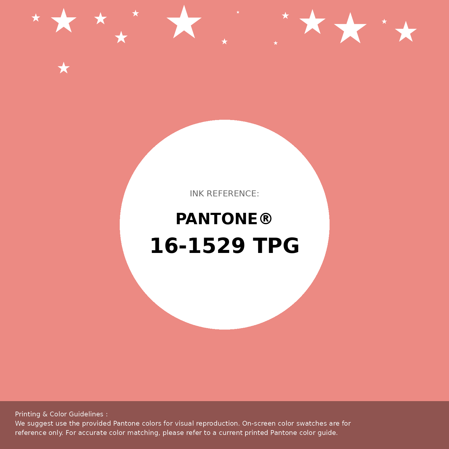 Beautiful Pantone swatch artwork featuring Pantone 16-1529 Tpg Burnt Coral Color | Hex color Code #ec8a83. Professional color swatch design perfect for designers and color enthusiasts. #pantone #colorswatch #designresource #ec8a83