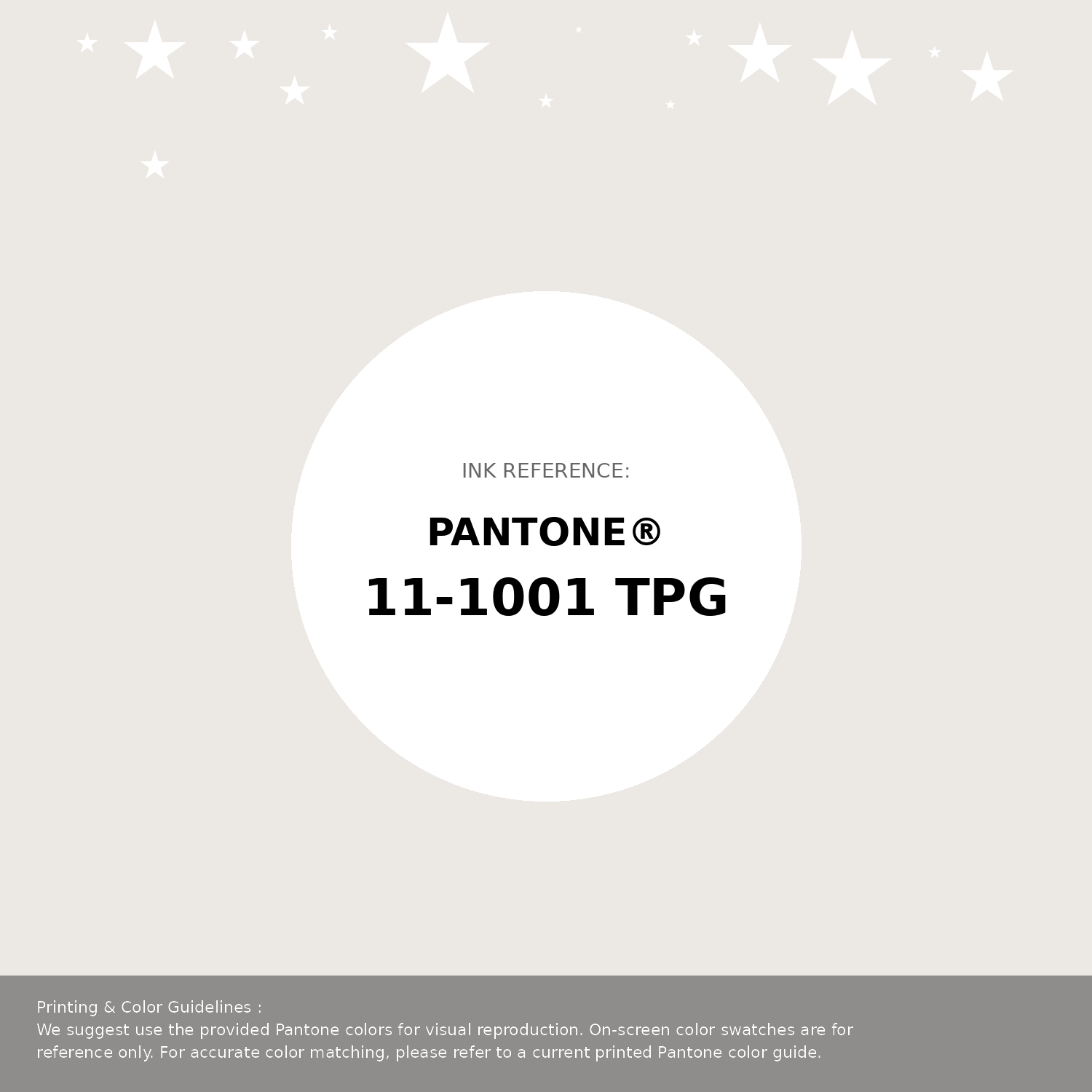 Beautiful Pantone swatch artwork featuring Pantone 11-1001 Tpg White Alyssum Color | Hex color Code #ece8e4. Professional color swatch design perfect for designers and color enthusiasts. #pantone #colorswatch #designresource #ece8e4
