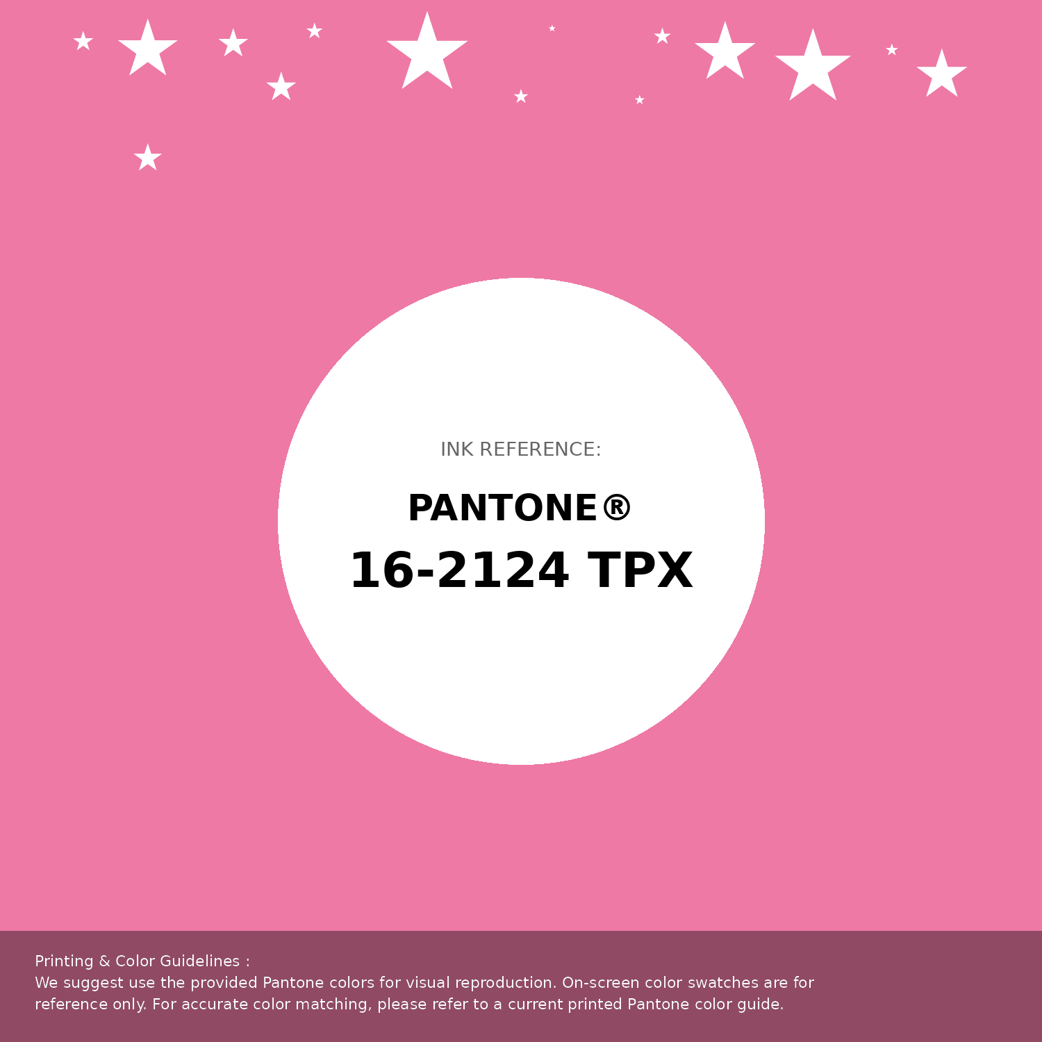Beautiful Pantone swatch artwork featuring Pantone 16-2124 Tpx Pink Carnation Color | Hex color Code #ee79a5. Professional color swatch design perfect for designers and color enthusiasts. #pantone #colorswatch #designresource #ee79a5