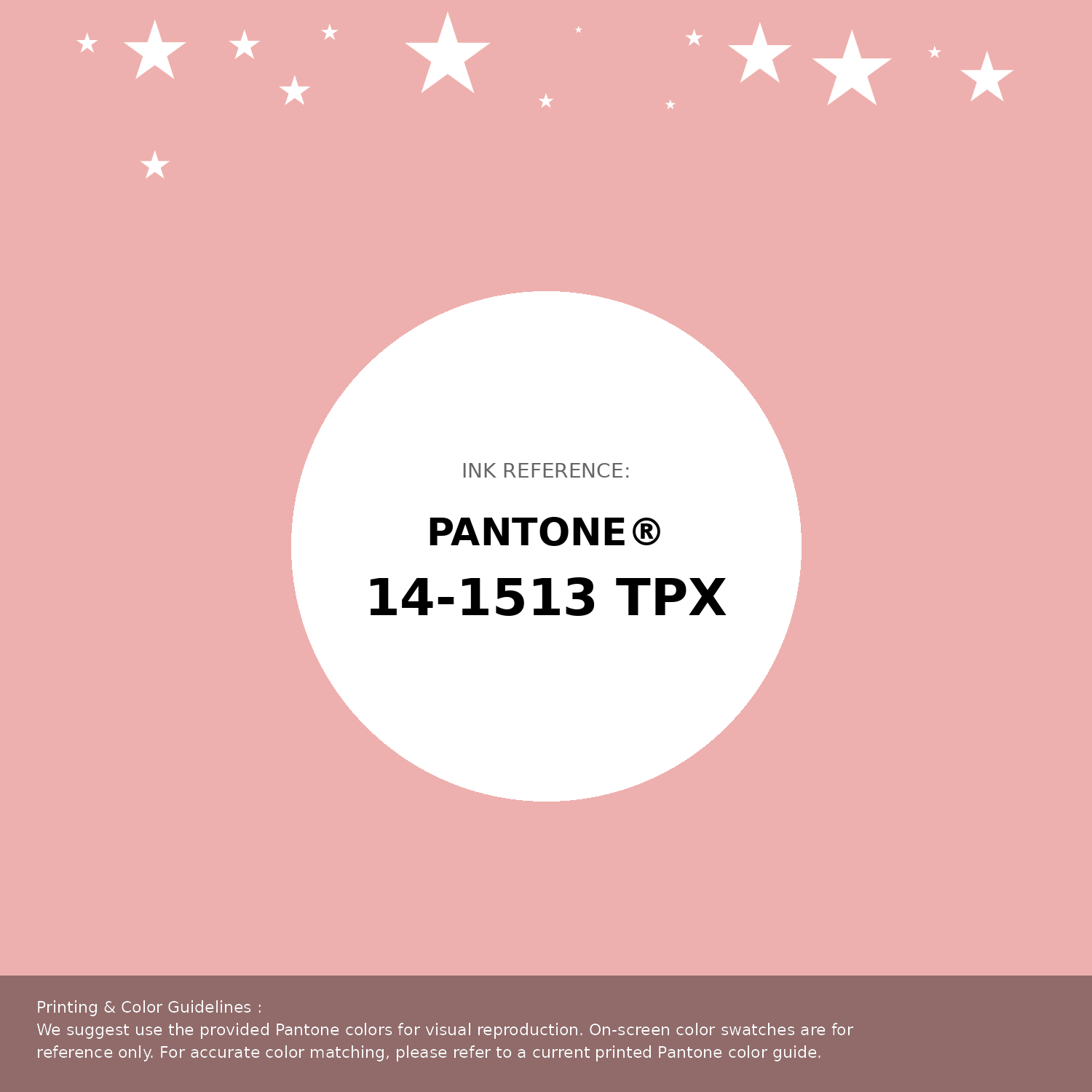 Beautiful Pantone swatch artwork featuring Pantone 14-1513 Tpx Blossom Color | Hex color Code #eeb0ae. Professional color swatch design perfect for designers and color enthusiasts. #pantone #colorswatch #designresource #eeb0ae