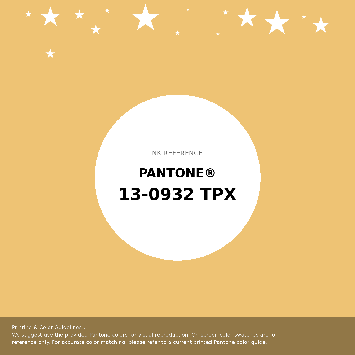 Beautiful Pantone swatch artwork featuring Pantone 13-0932 Tpx Cornsilk Color | Hex color Code #eec374. Professional color swatch design perfect for designers and color enthusiasts. #pantone #colorswatch #designresource #eec374
