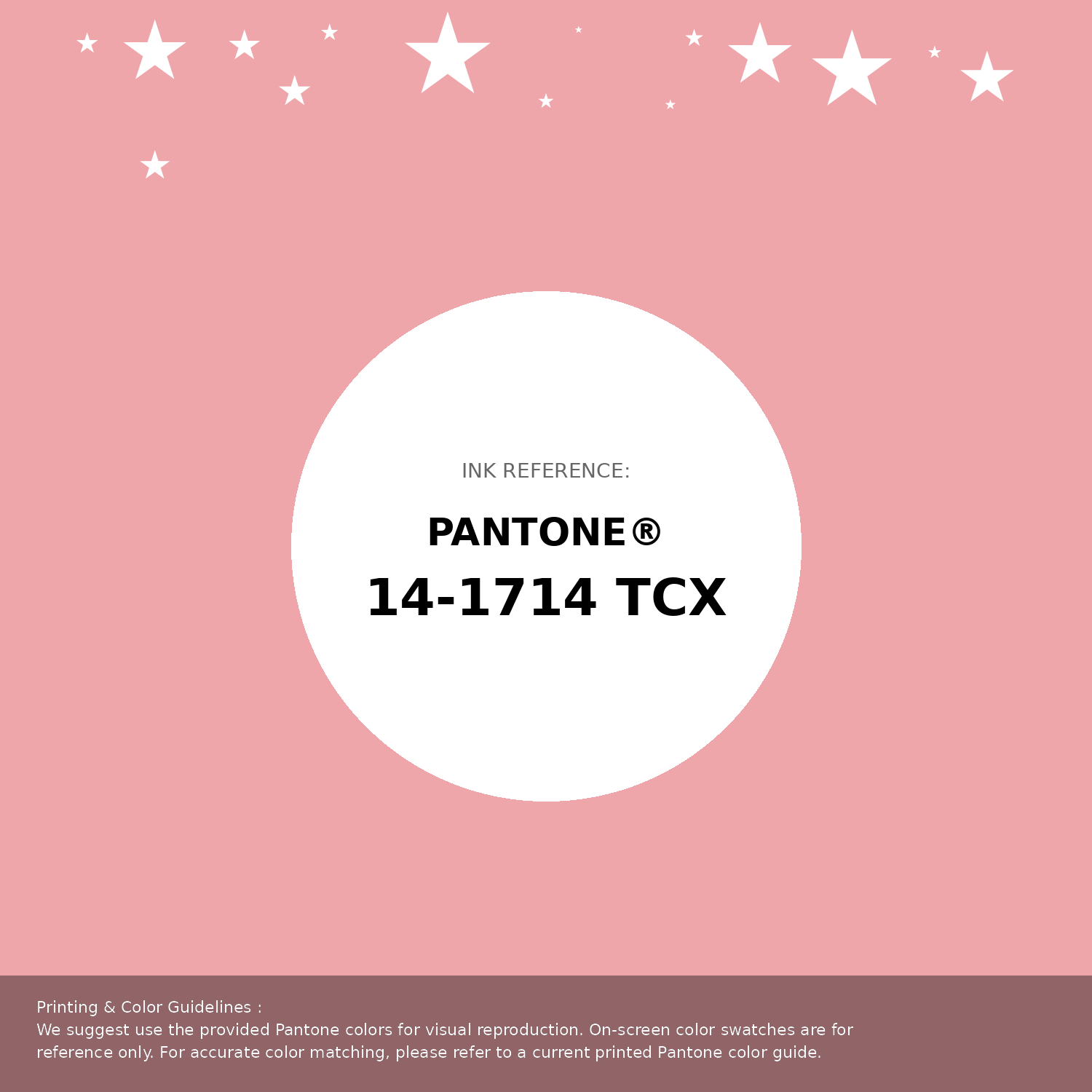 Beautiful Pantone swatch artwork featuring Pantone 14-1714 Tcx Quartz Pink Color | Hex color Code #efa6aa. Professional color swatch design perfect for designers and color enthusiasts. #pantone #colorswatch #designresource #efa6aa