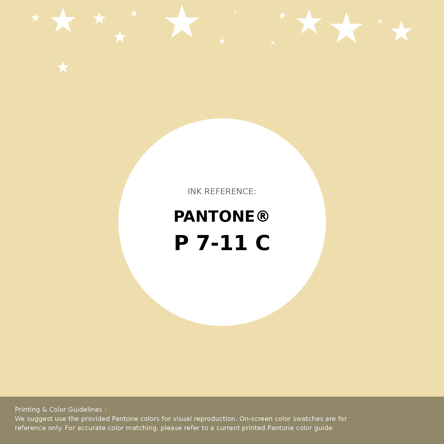 Beautiful Pantone swatch artwork featuring Pantone P 7-11 C Color | Hex color Code #efdead. Professional color swatch design perfect for designers and color enthusiasts. #pantone #colorswatch #designresource #efdead