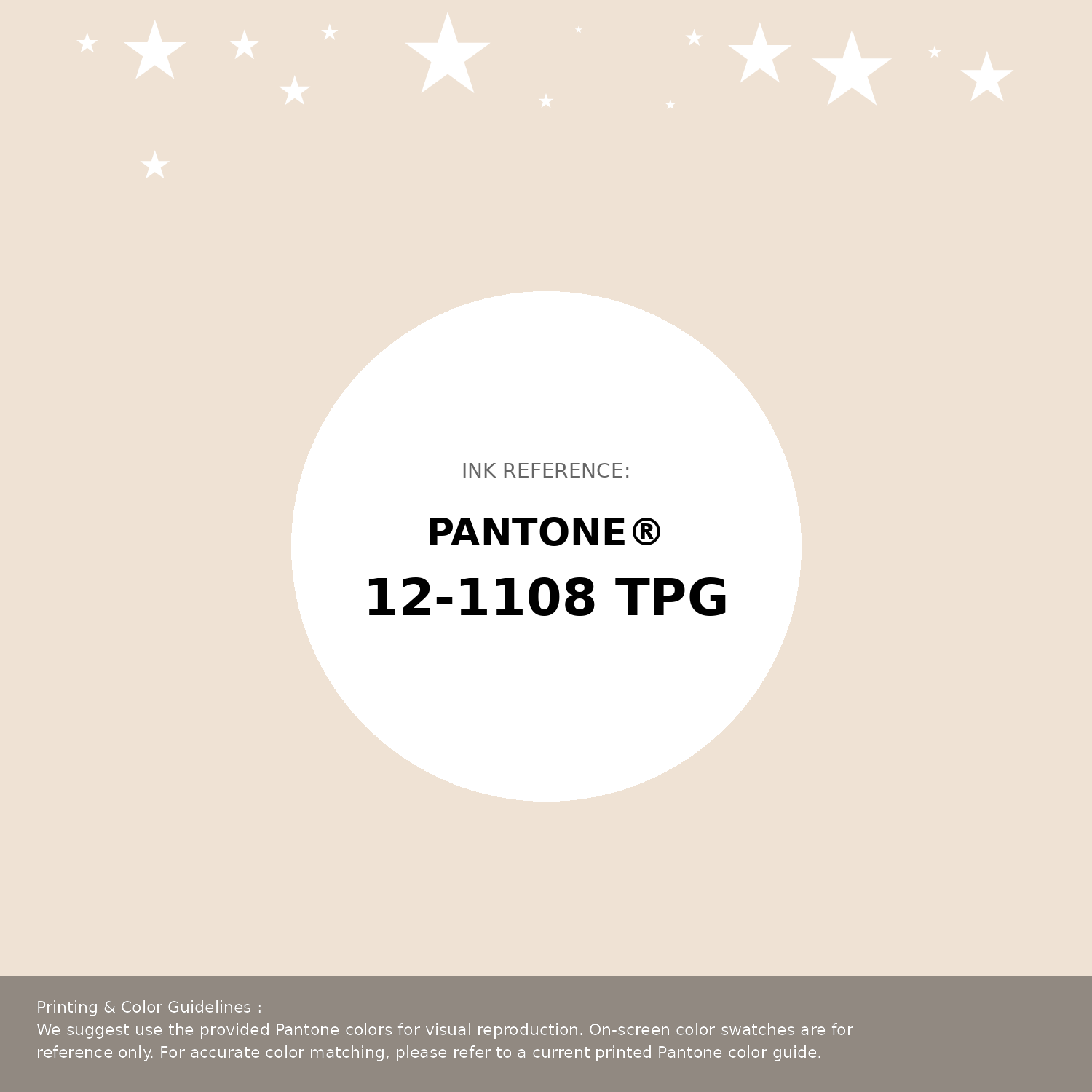 Beautiful Pantone swatch artwork featuring Pantone 12-1108 Tpg Dew Color | Hex color Code #efe2d4. Professional color swatch design perfect for designers and color enthusiasts. #pantone #colorswatch #designresource #efe2d4