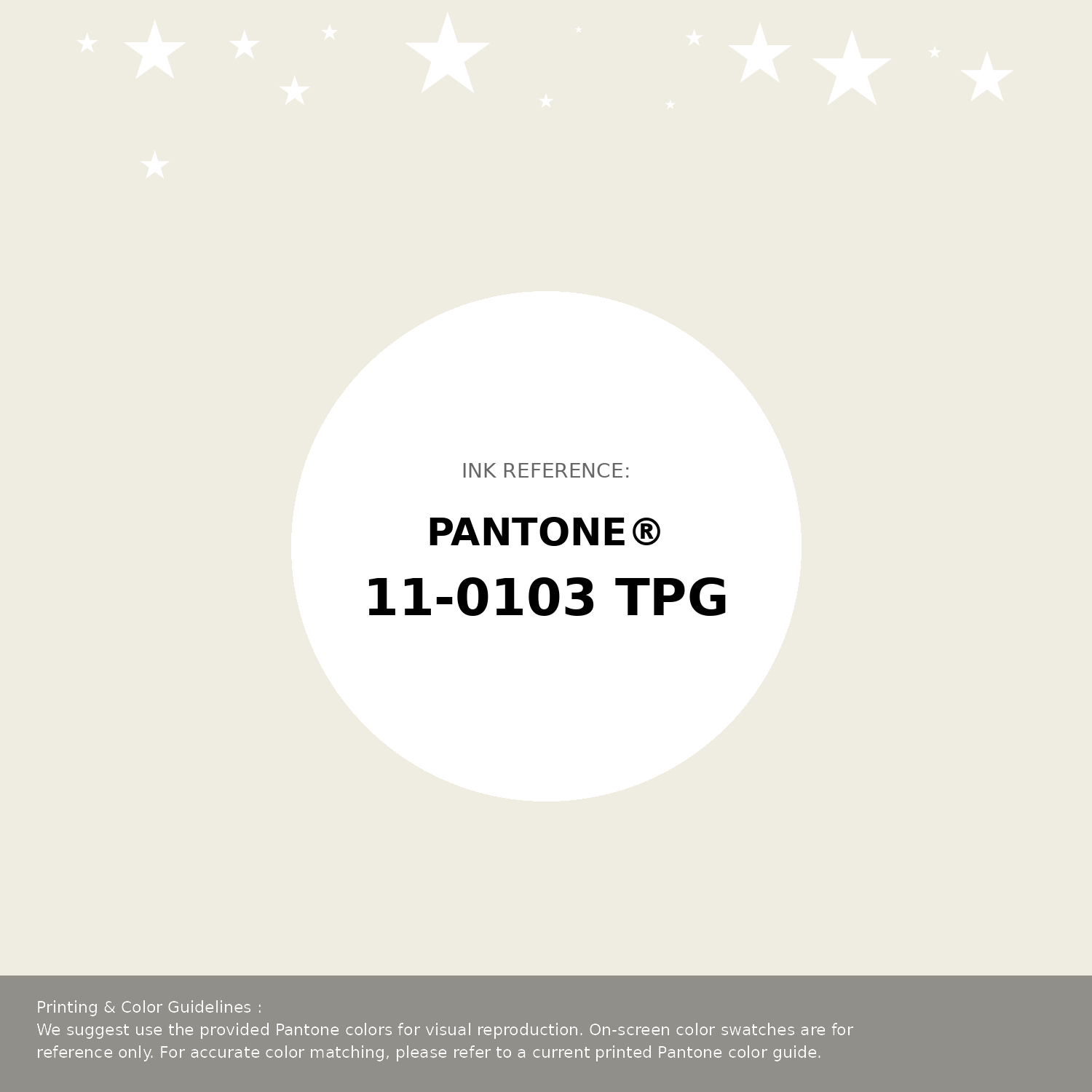 Beautiful Pantone swatch artwork featuring Pantone 11-0103 Tpg Egret Color | Hex color Code #efece1. Professional color swatch design perfect for designers and color enthusiasts. #pantone #colorswatch #designresource #efece1