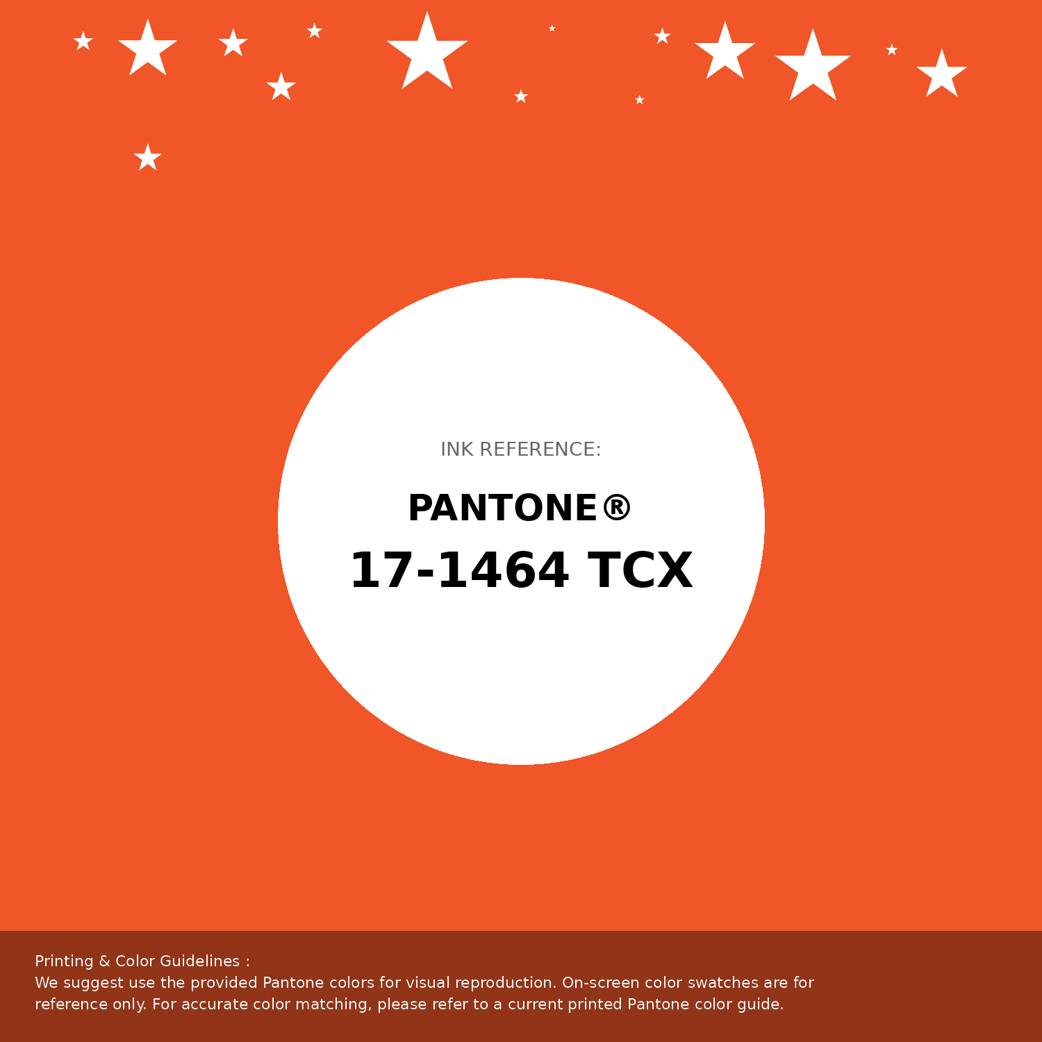 Beautiful Pantone swatch artwork featuring Pantone 17-1464 Tcx Red Orange Color | Hex color Code #f05627. Professional color swatch design perfect for designers and color enthusiasts. #pantone #colorswatch #designresource #f05627