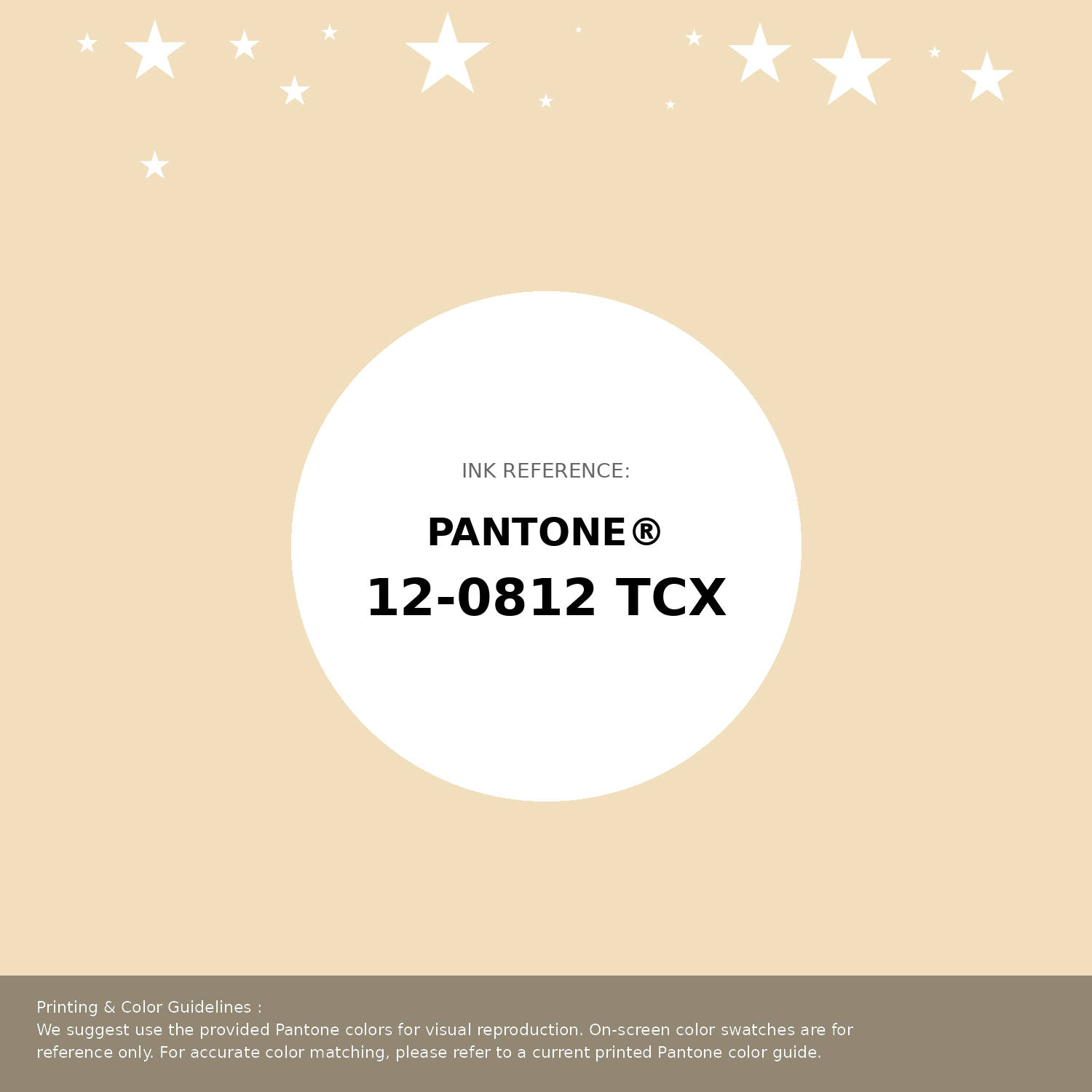 Beautiful Pantone swatch artwork featuring Pantone 12-0812 Tcx Alabaster Gleam Color | Hex color Code #f0debd. Professional color swatch design perfect for designers and color enthusiasts. #pantone #colorswatch #designresource #f0debd