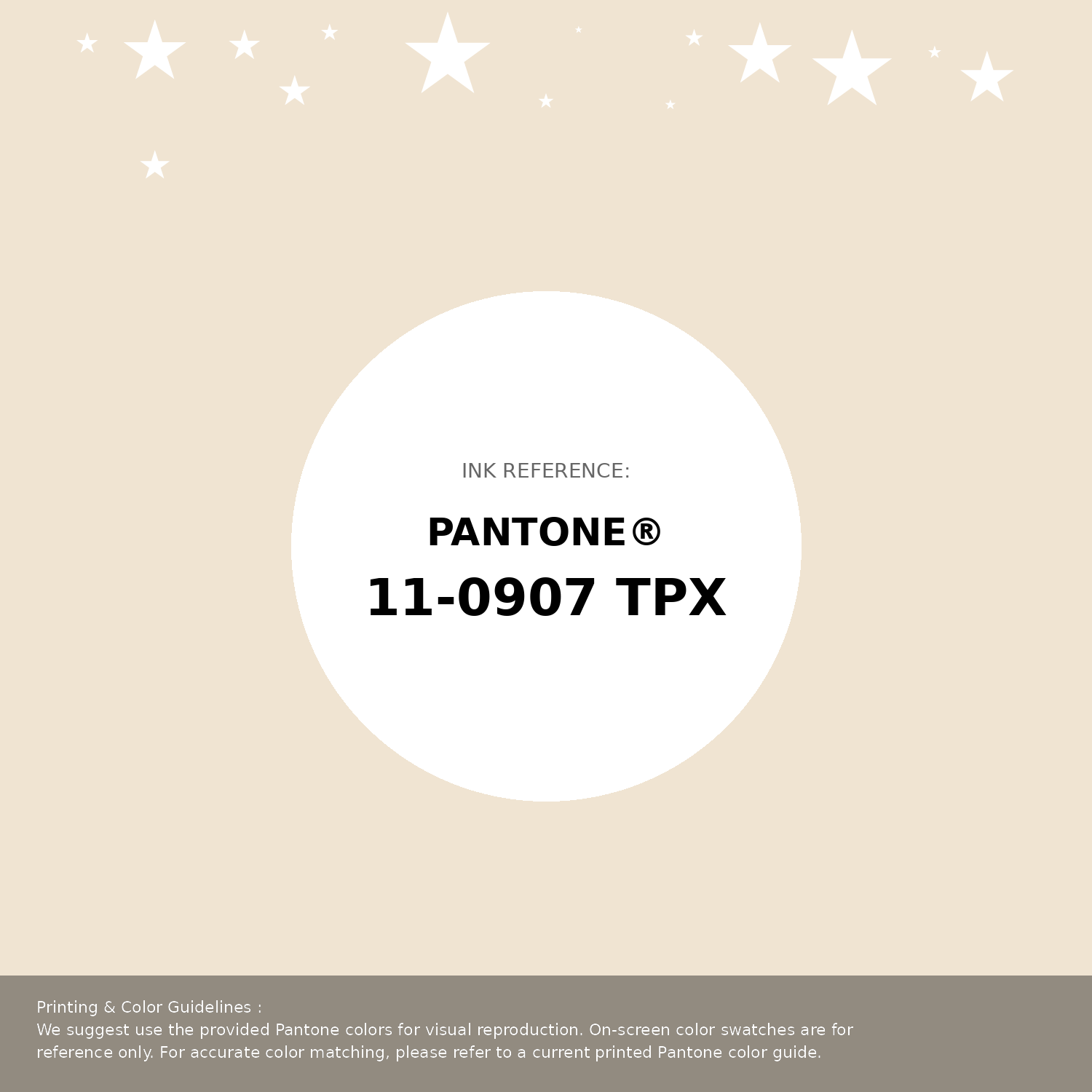 Beautiful Pantone swatch artwork featuring Pantone 11-0907 Tpx Pearled Ivory Color | Hex color Code #f0e4d2. Professional color swatch design perfect for designers and color enthusiasts. #pantone #colorswatch #designresource #f0e4d2