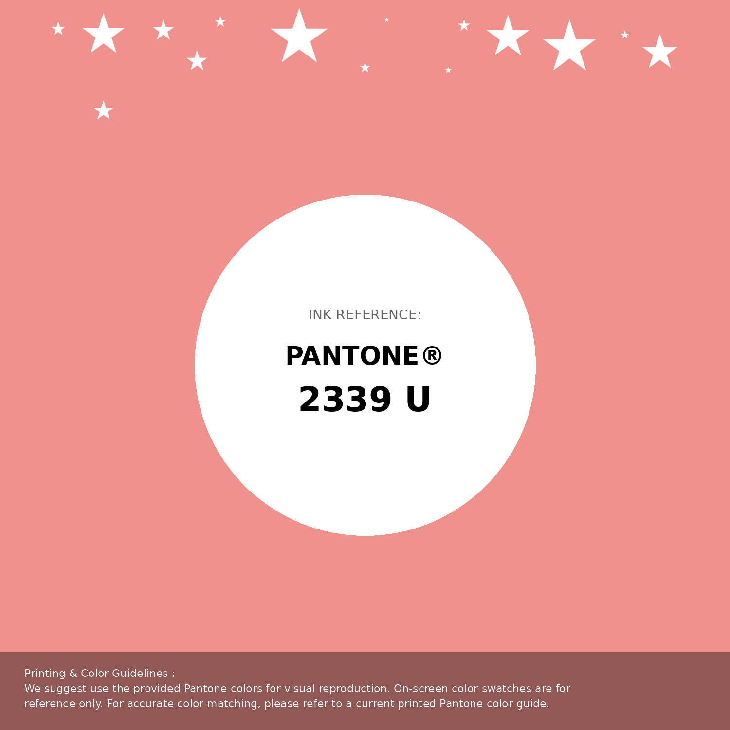Beautiful Pantone swatch artwork featuring Pantone 2339 U Color | Hex color Code #f1918e. Professional color swatch design perfect for designers and color enthusiasts. #pantone #colorswatch #designresource #f1918e
